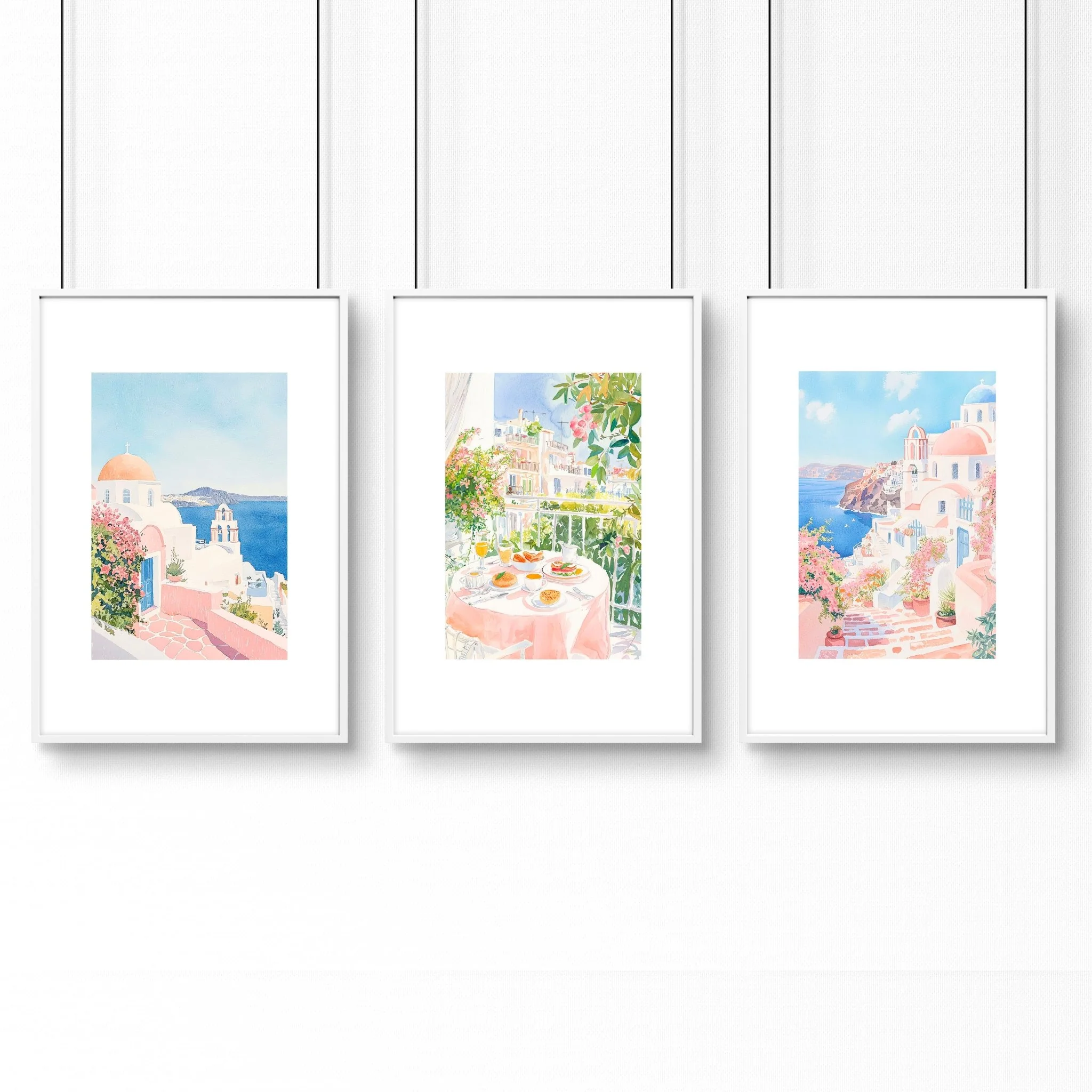 Large Living Room Canvas Art | Set of 3 Beach Decor Wall art Prints - Image 15