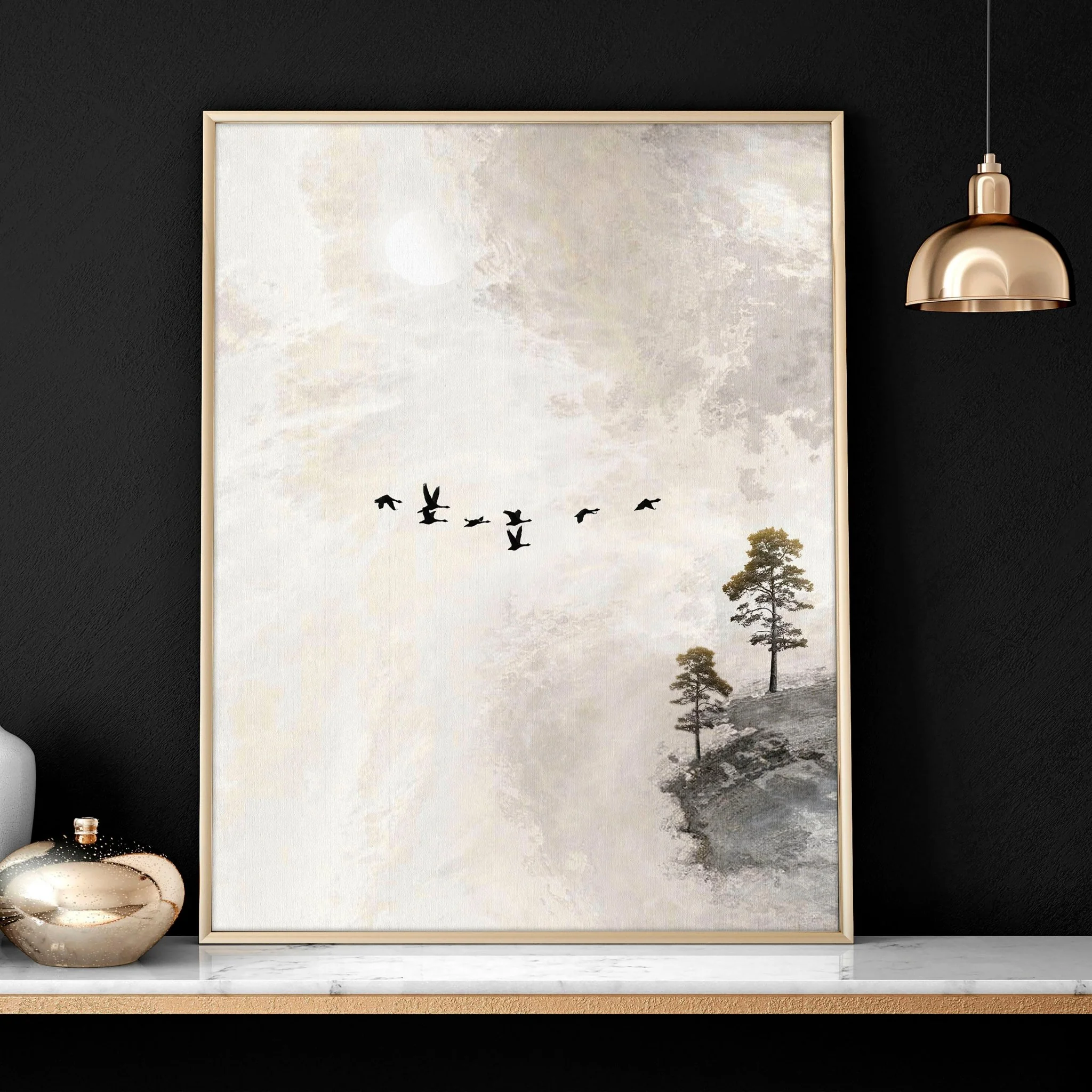 Large living room wall art | set of 3 wall art prints - Image 4
