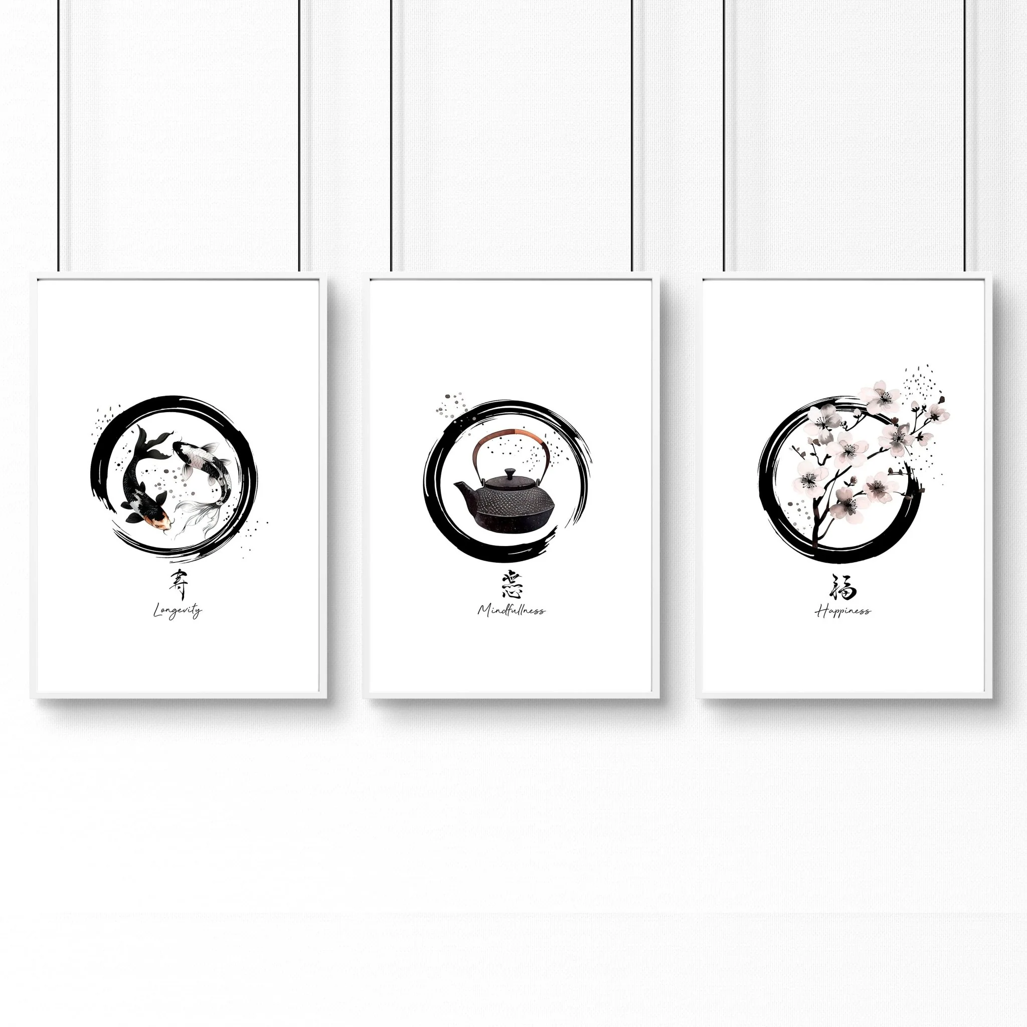 Large Paintings For Living Room Wall | Set of 3 wall art prints - Image 9