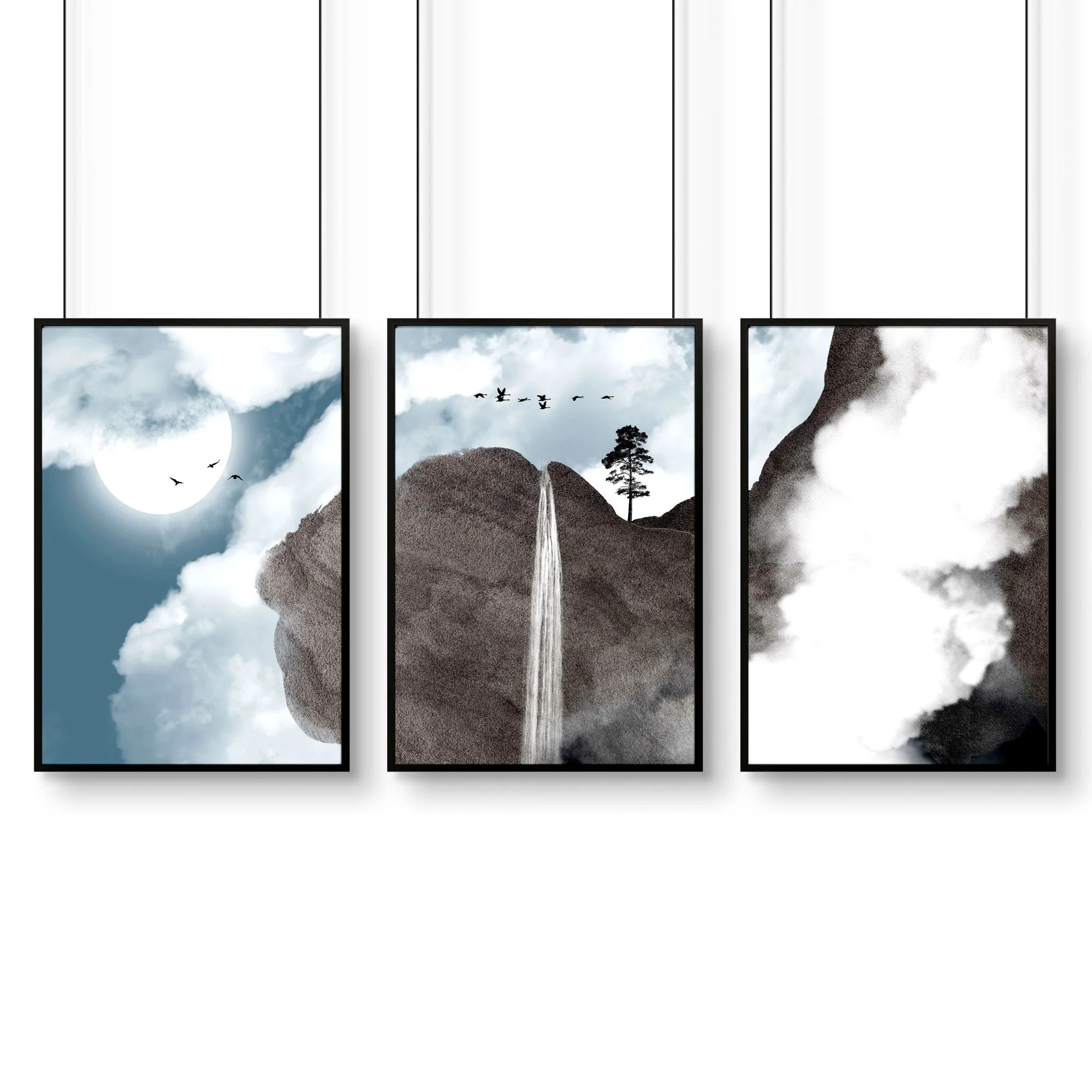 Large picture for living room | set of 3 framed wall art - Image 8