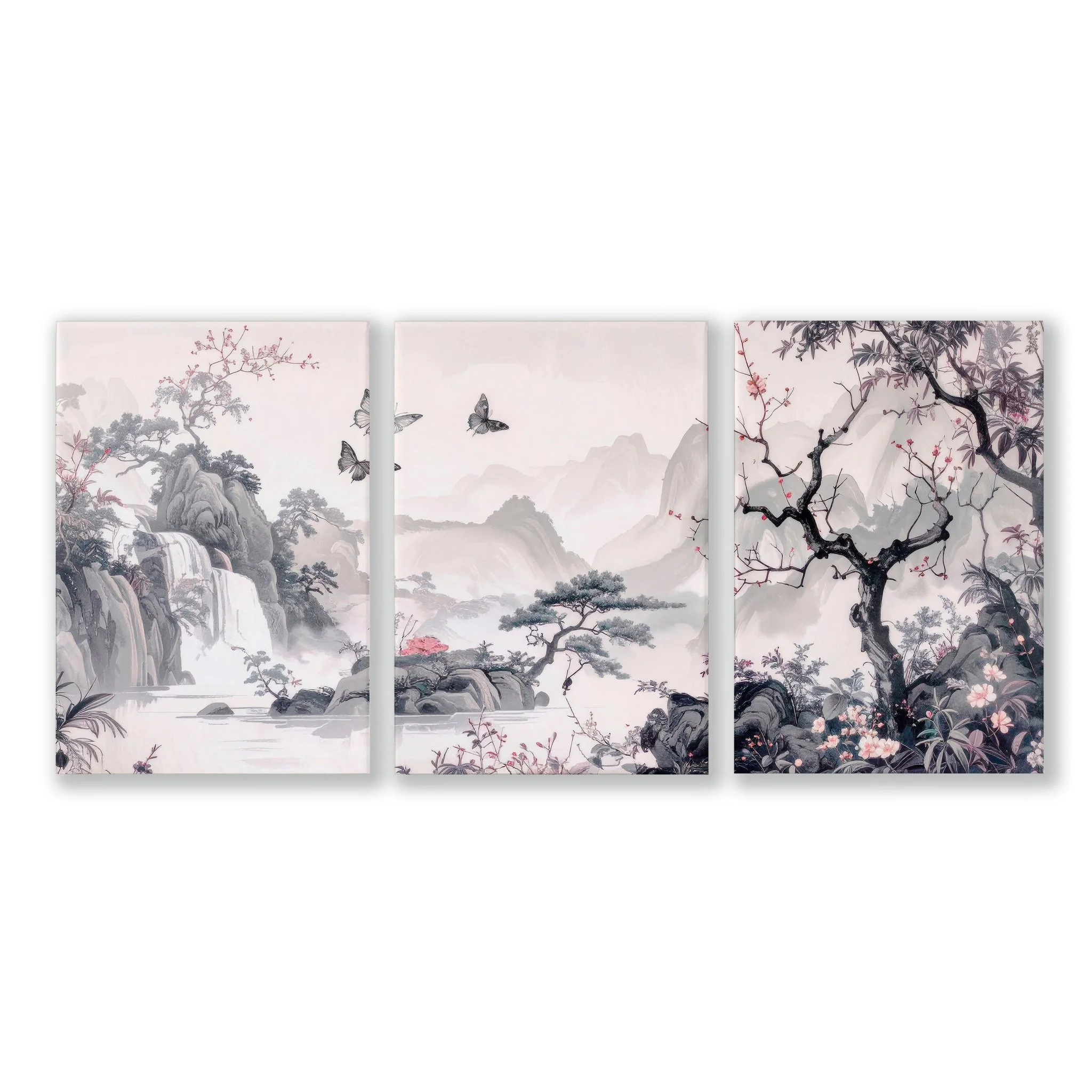 Large Picture Prints | Set of 3 Chinoiserie Wall art Prints - Image 13