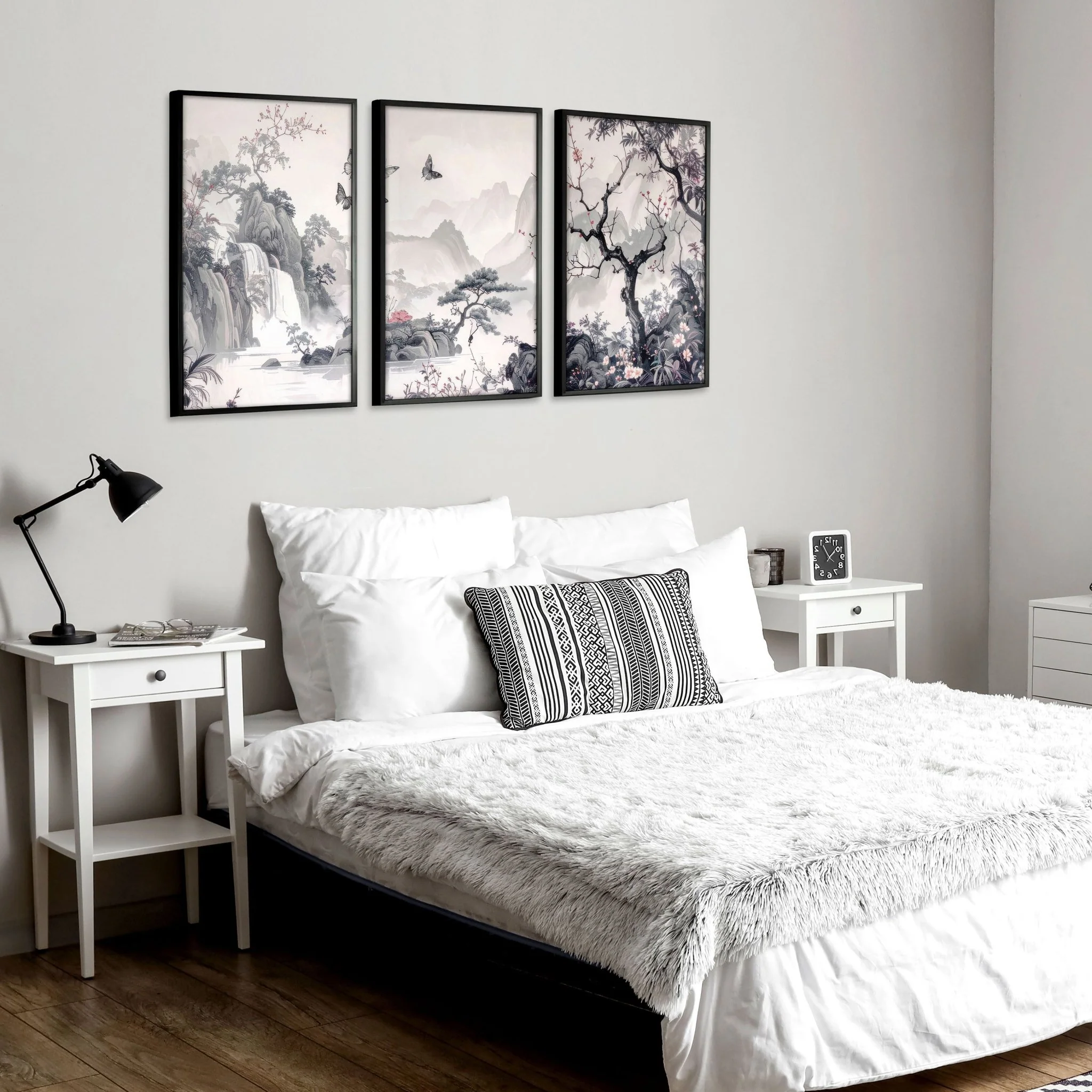 Large Picture Prints | Set of 3 Chinoiserie Wall art Prints - Image 3