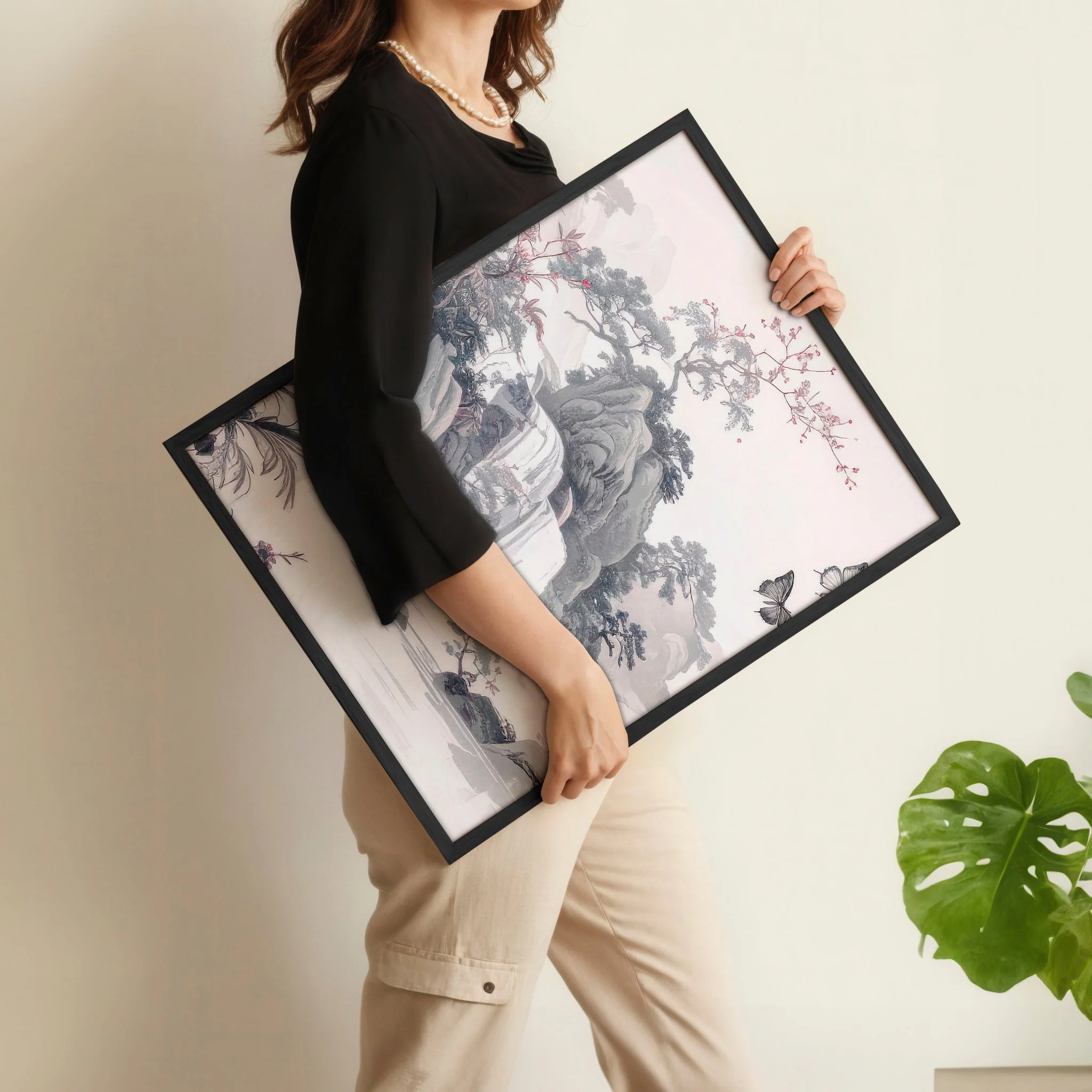 Large Picture Prints | Set of 3 Chinoiserie Wall art Prints - Image 5
