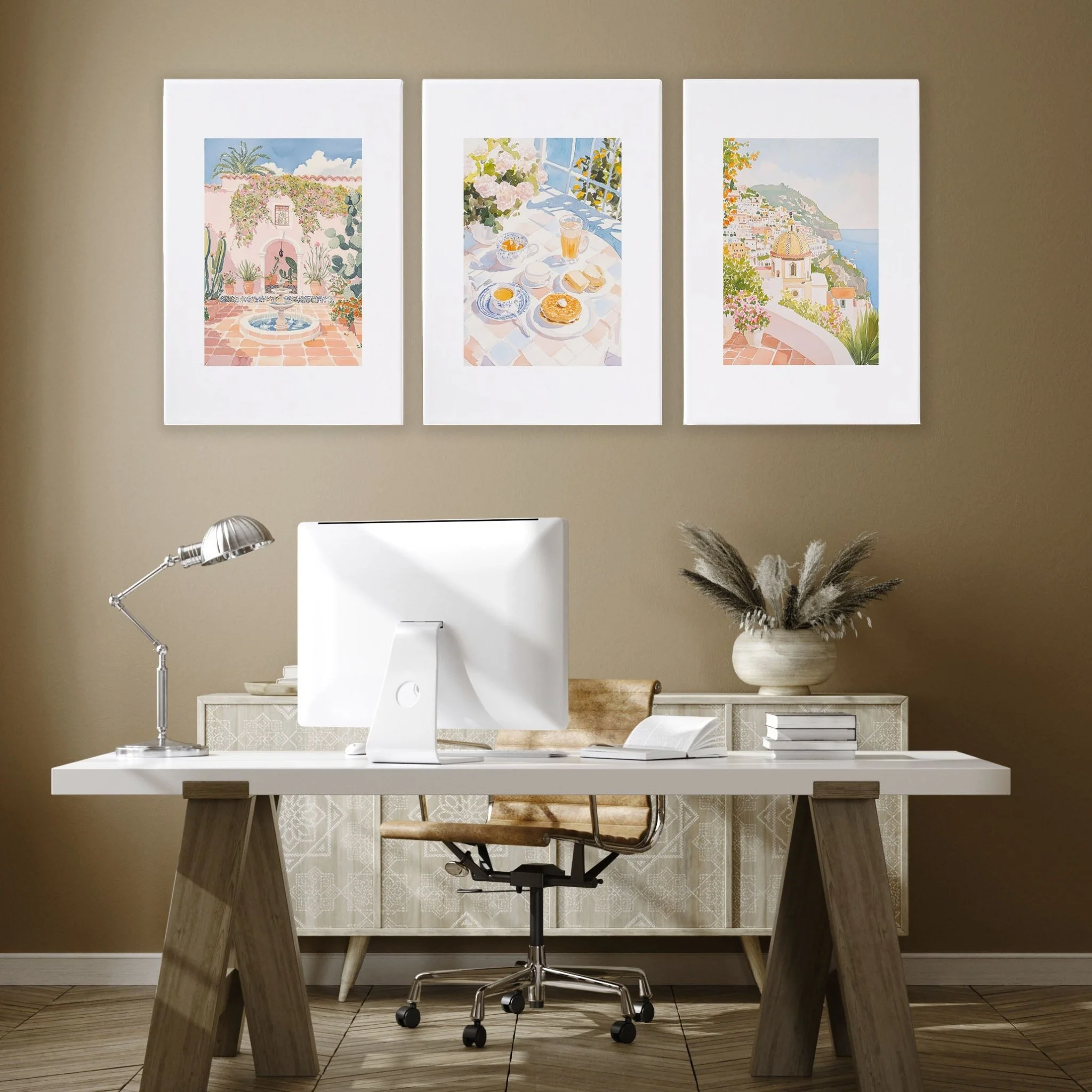 Large Pictures For Wall | Set of 3 Beach Decor Wall art Prints - Image 2