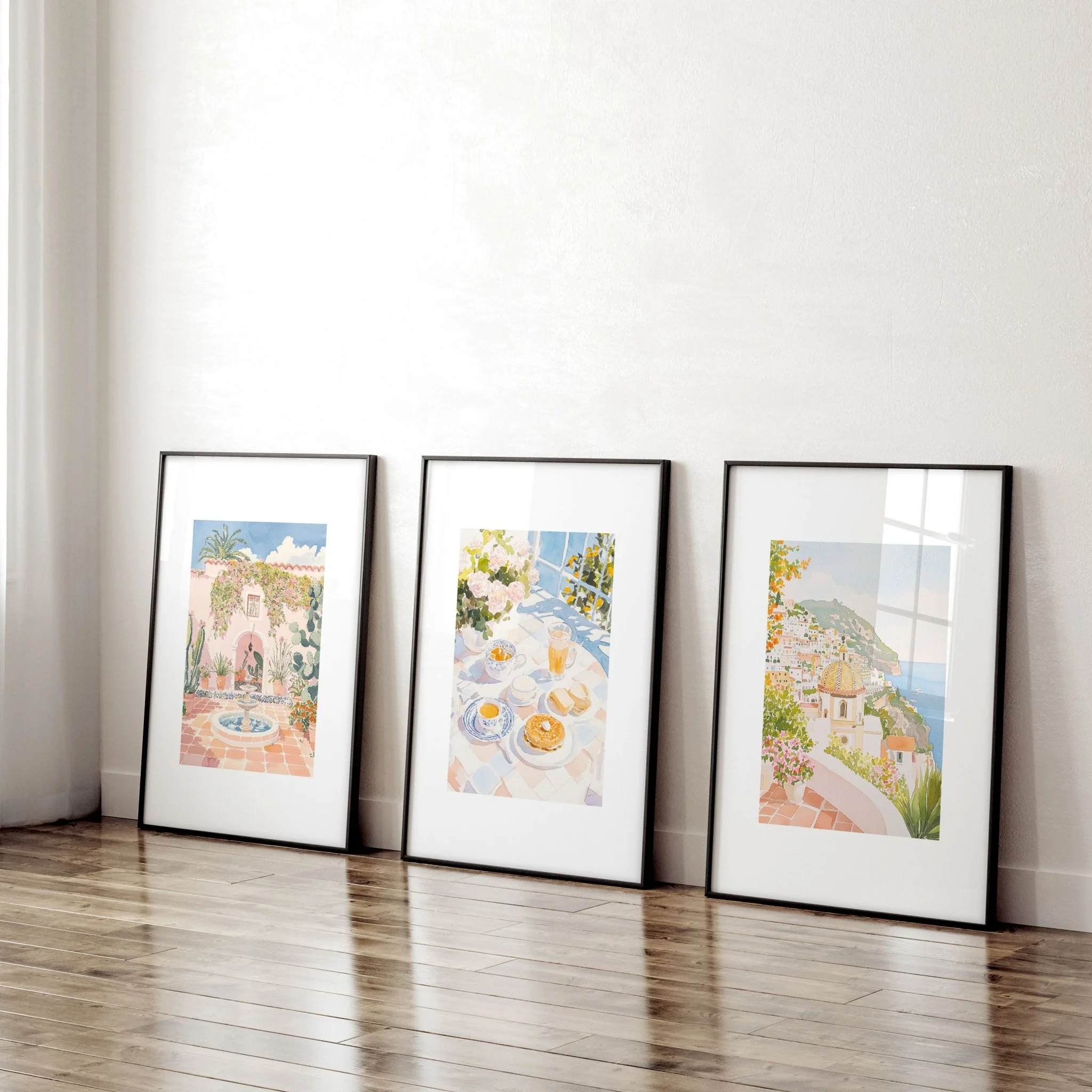 Large Pictures For Wall | Set of 3 Beach Decor Wall art Prints - Image 3