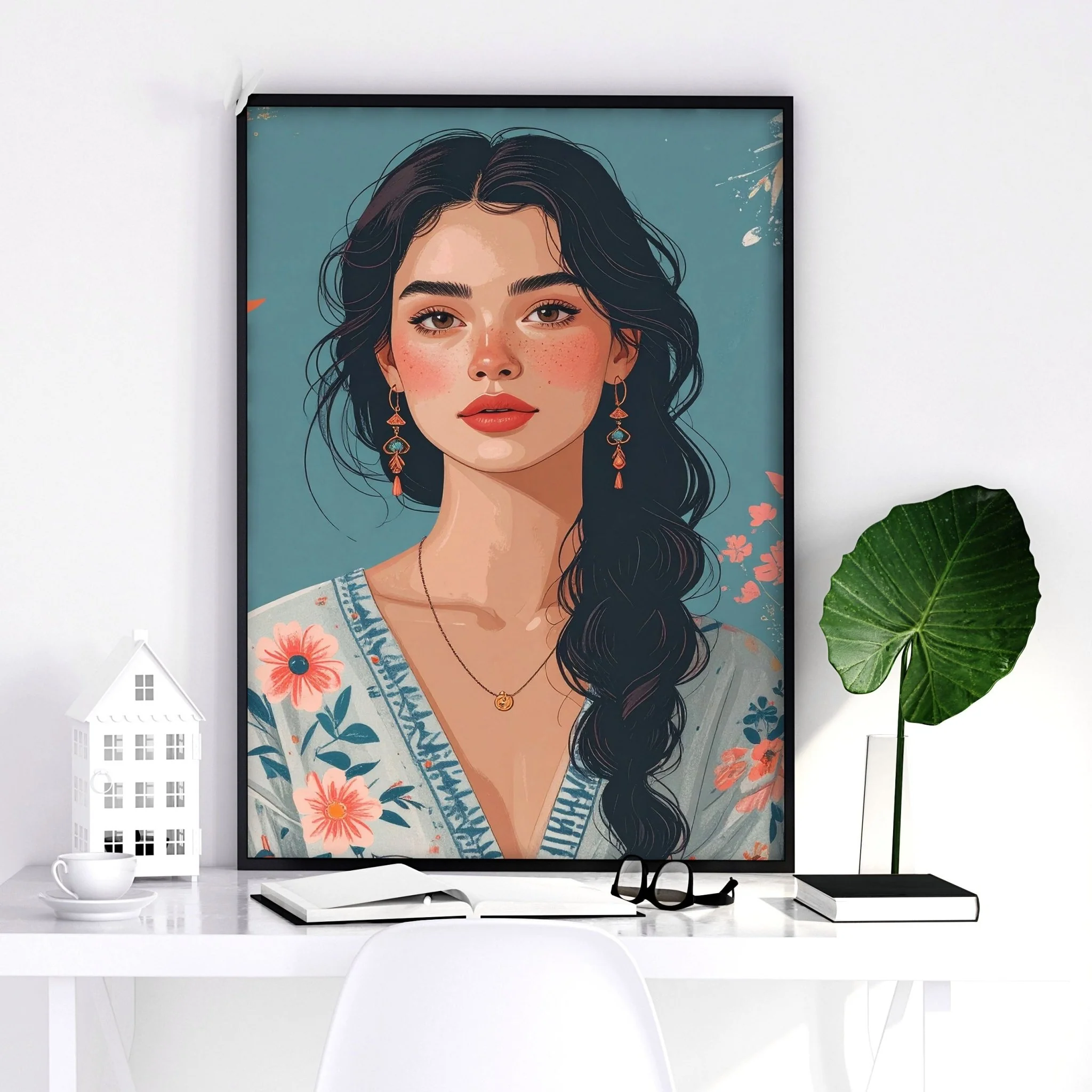 Large Pictures For Walls | Set of 3 Boho Women Wall art Prints - Image 10