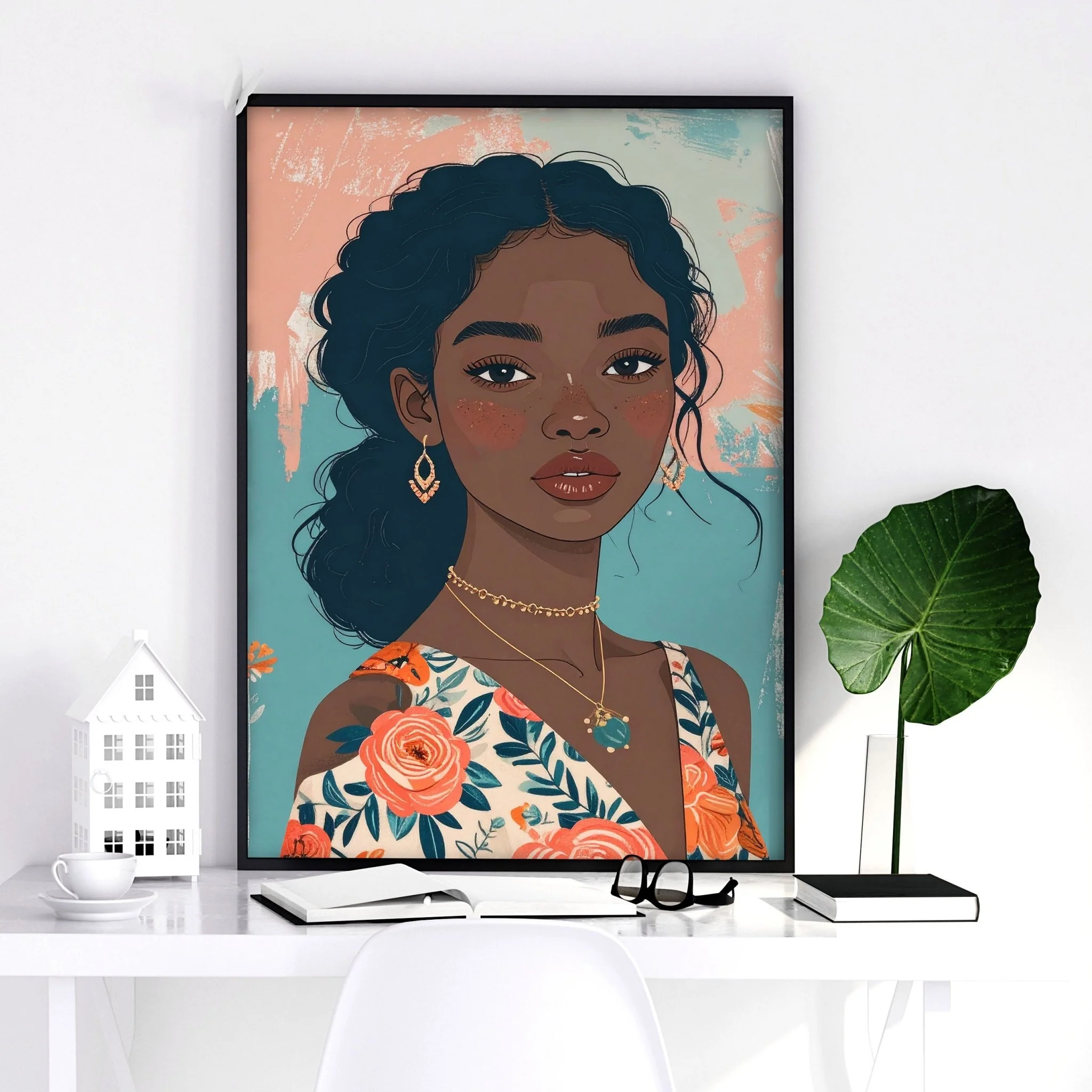 Large Pictures For Walls | Set of 3 Boho Women Wall art Prints - Image 9