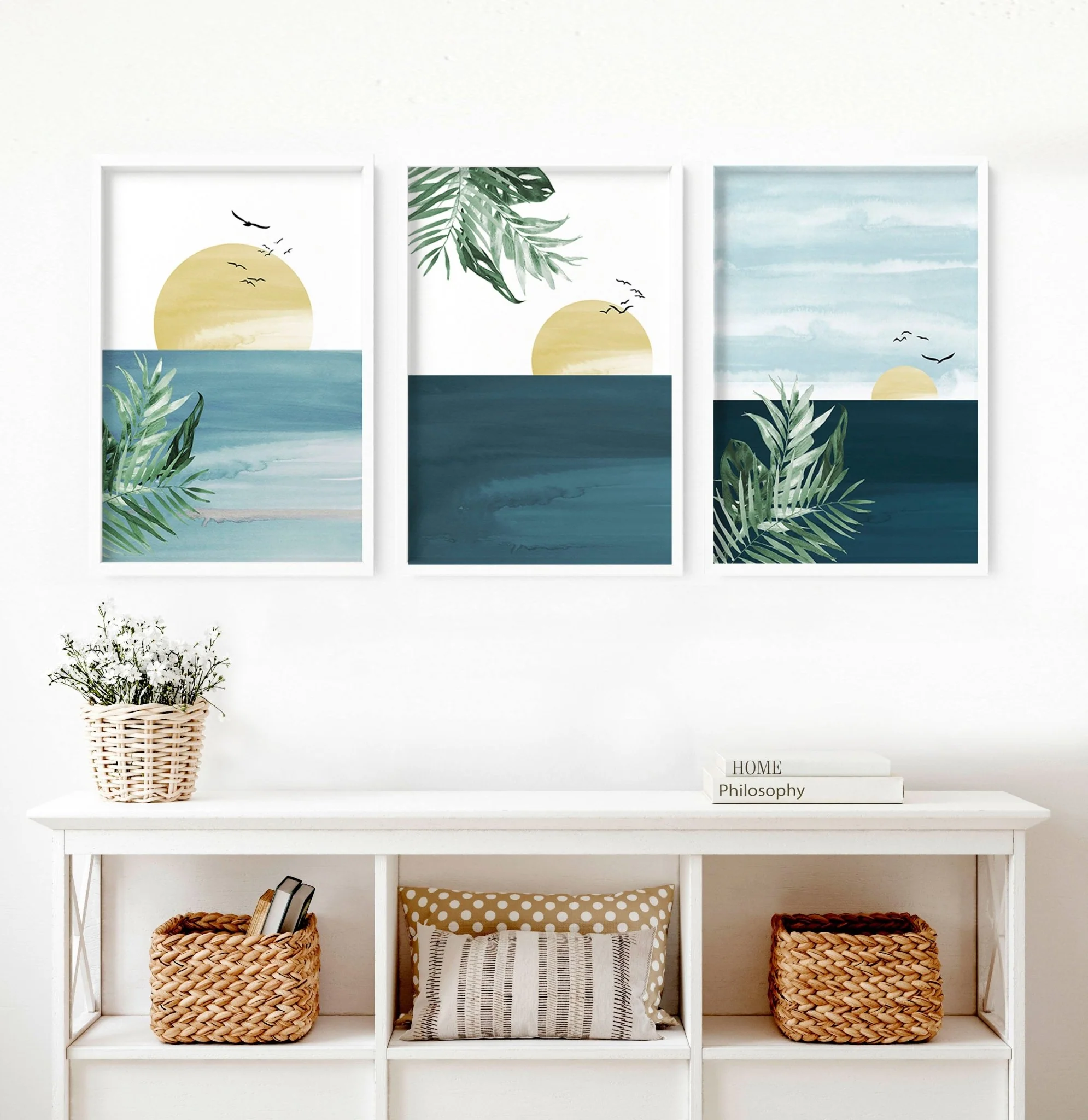 Tropical wall art | Set of 3 wall art prints - Image 3
