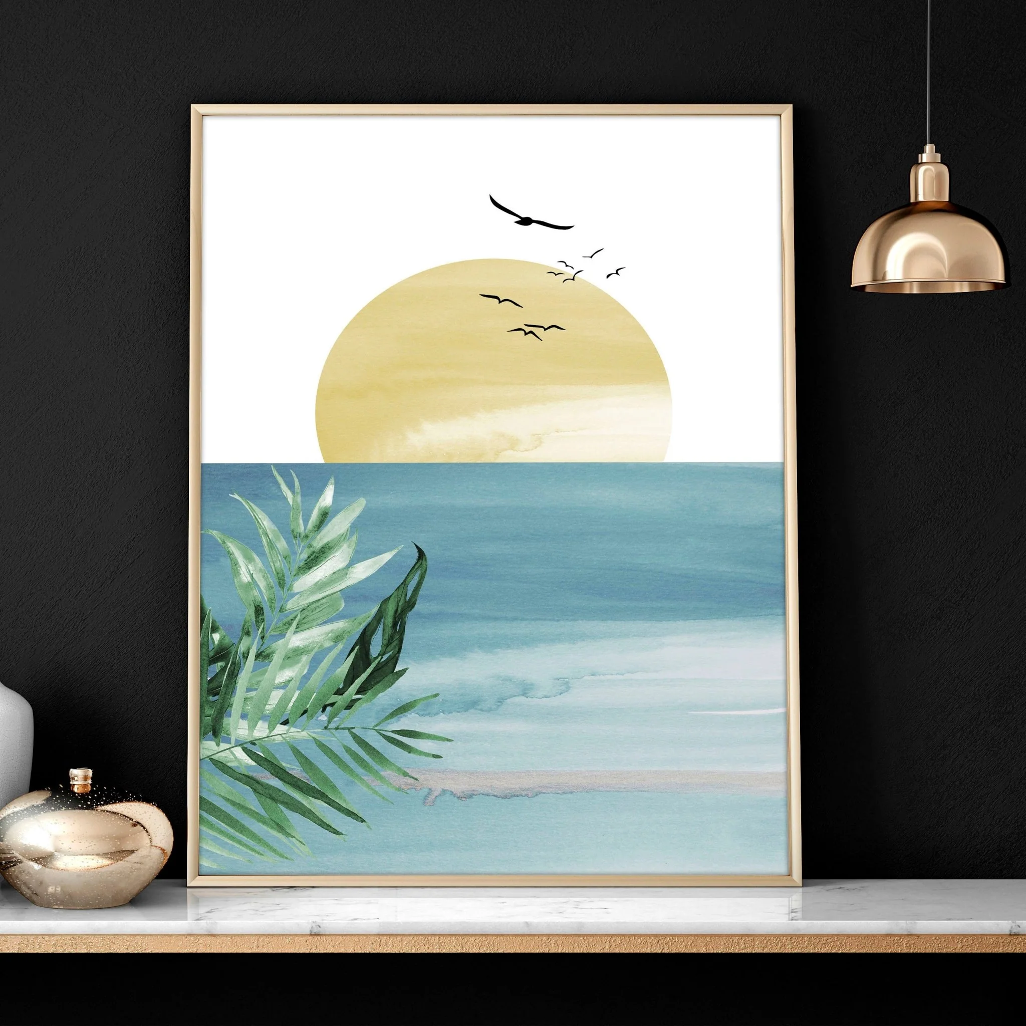Tropical wall art | Set of 3 wall art prints - Image 4