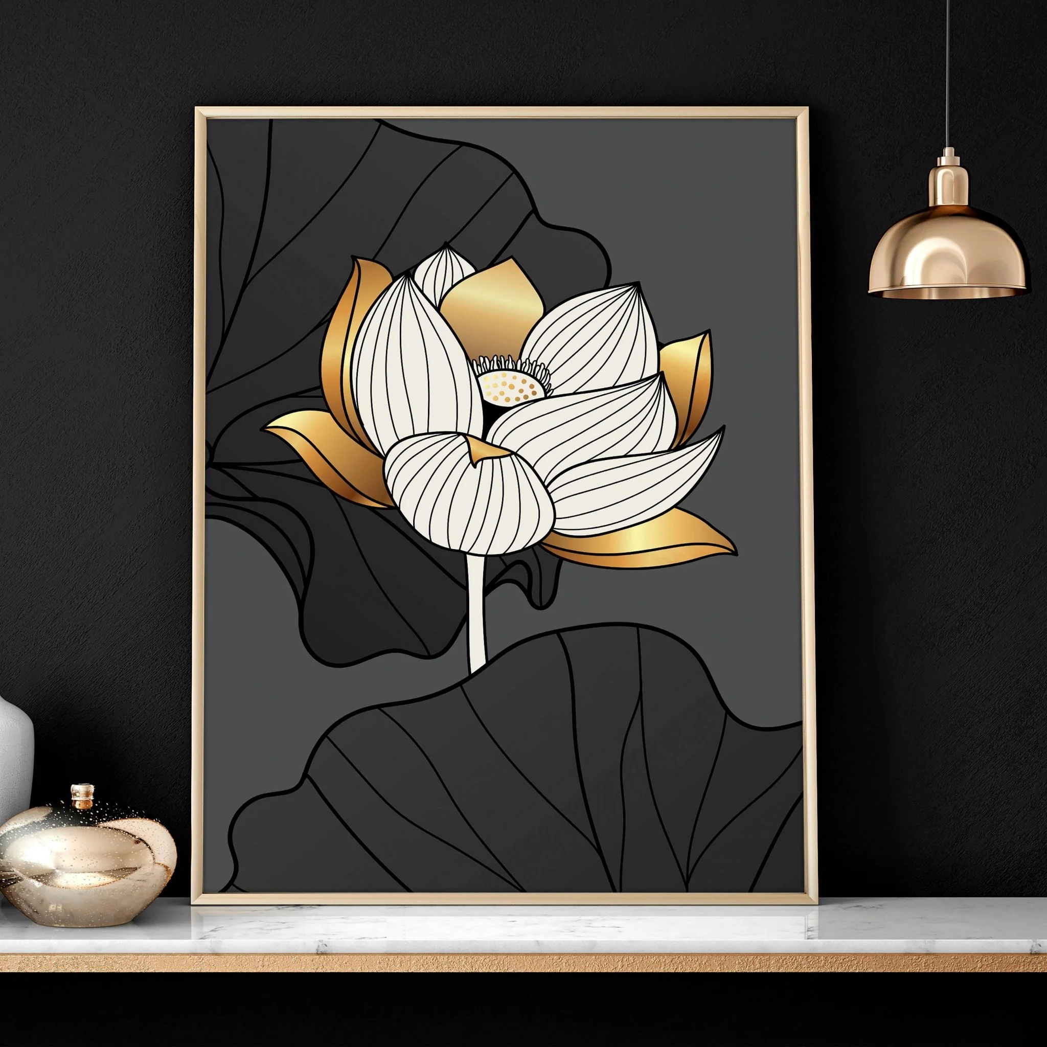 Large wall art for living room | set of 3 wall art prints - Image 4