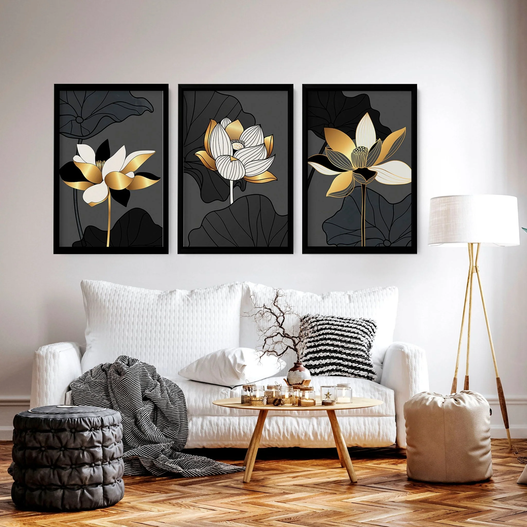 Large wall art for living room | set of 3 wall art prints - Image 7