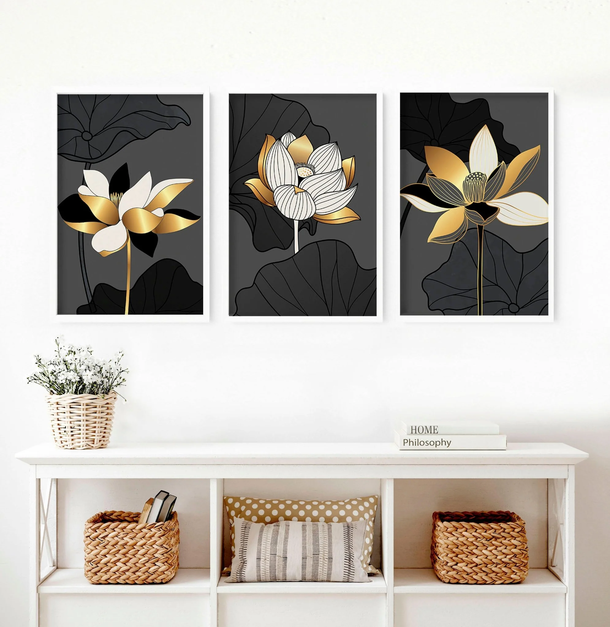Large wall art for living room | set of 3 wall art prints - Image 8