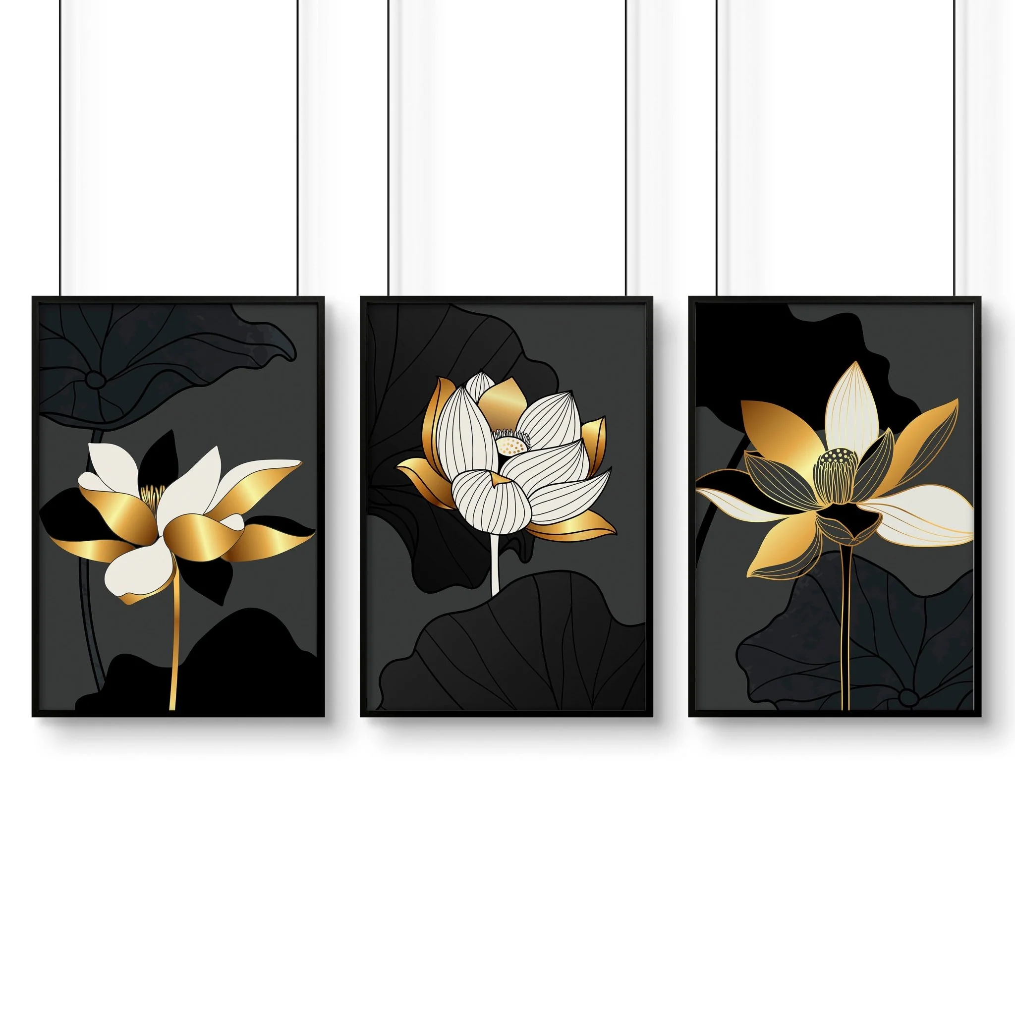 Large wall art for living room | set of 3 wall art prints - Image 9
