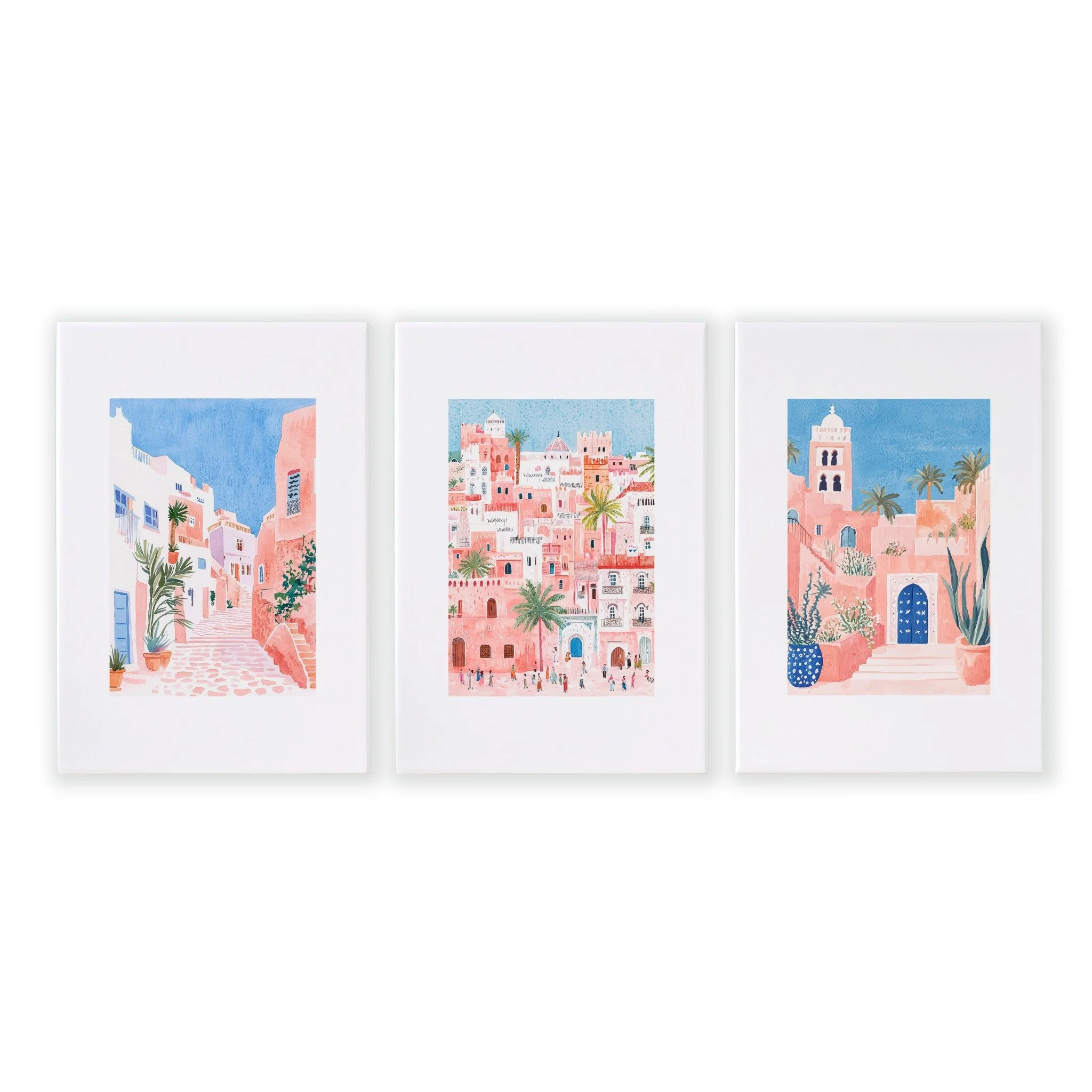 Large Wall Framed Art | Set of 3 Beach Decor Wall art Prints - Image 16