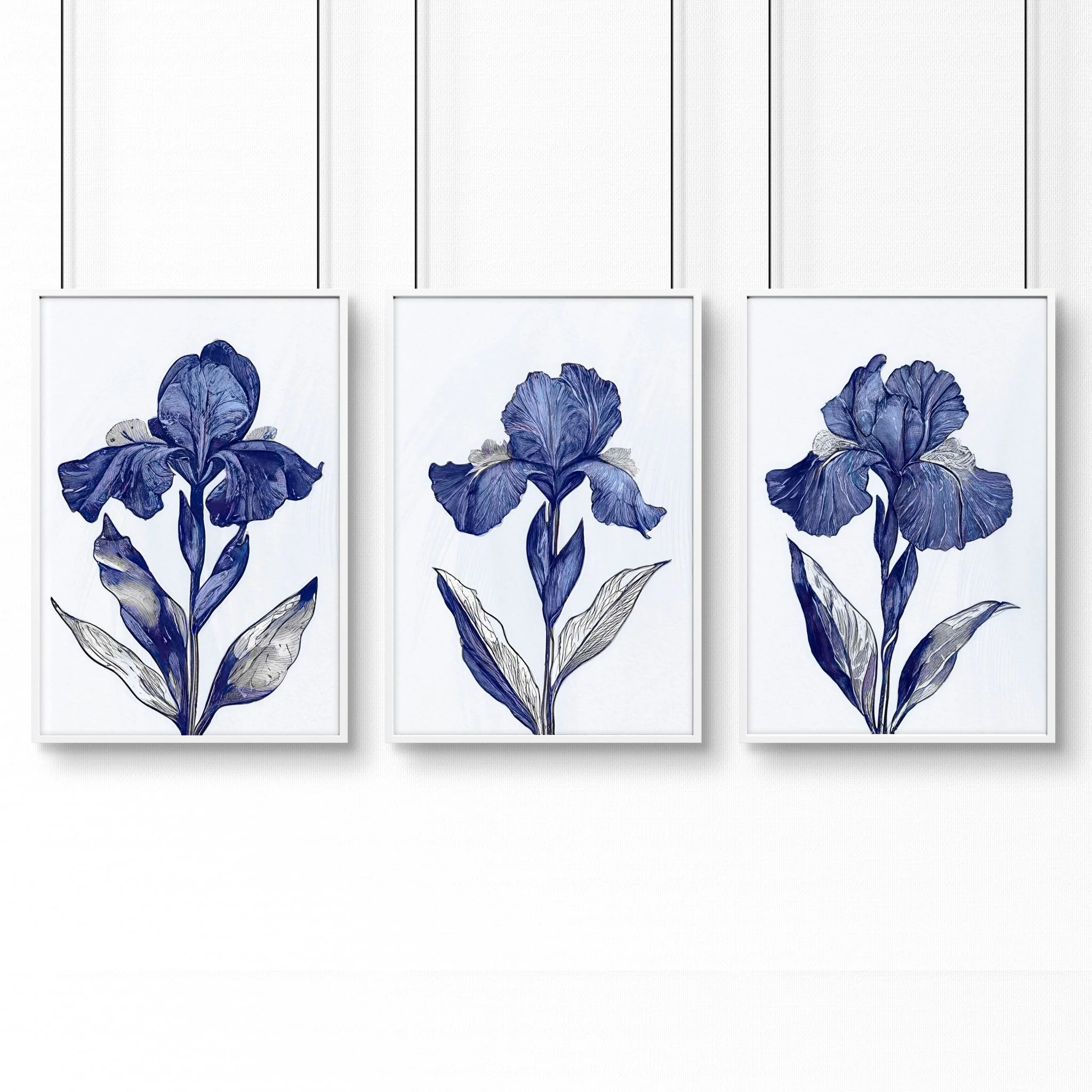 Large Wall Hanging | Set of 3 Botanical Wall art Prints - Image 13