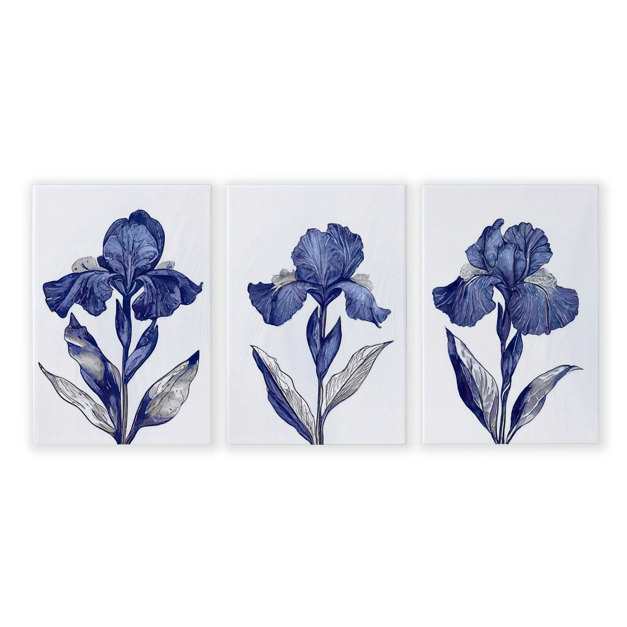 Large Wall Hanging | Set of 3 Botanical Wall art Prints - Image 14
