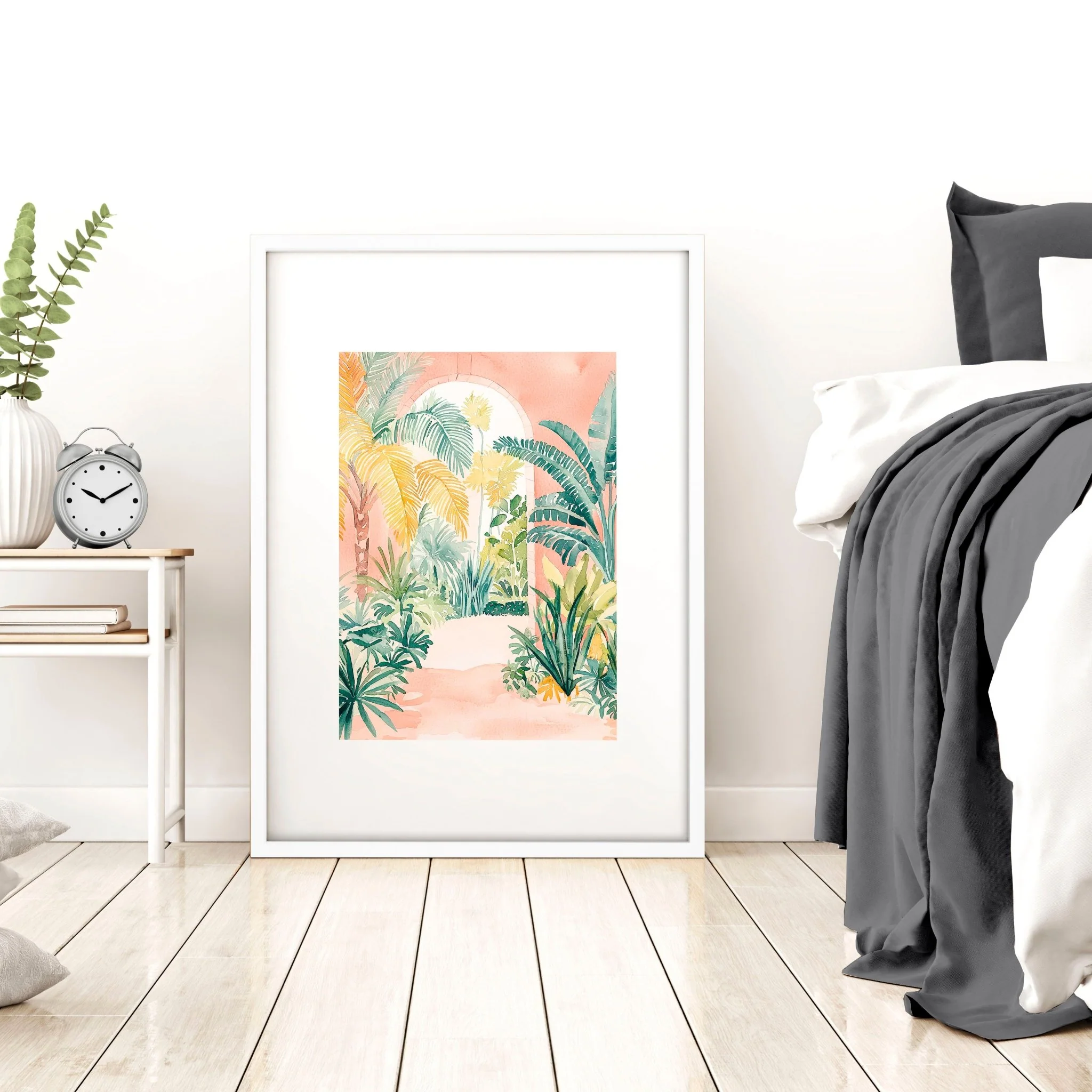 Large Wall Paintings Framed | Set of 3 Beach Decor Wall art Prints - Image 7