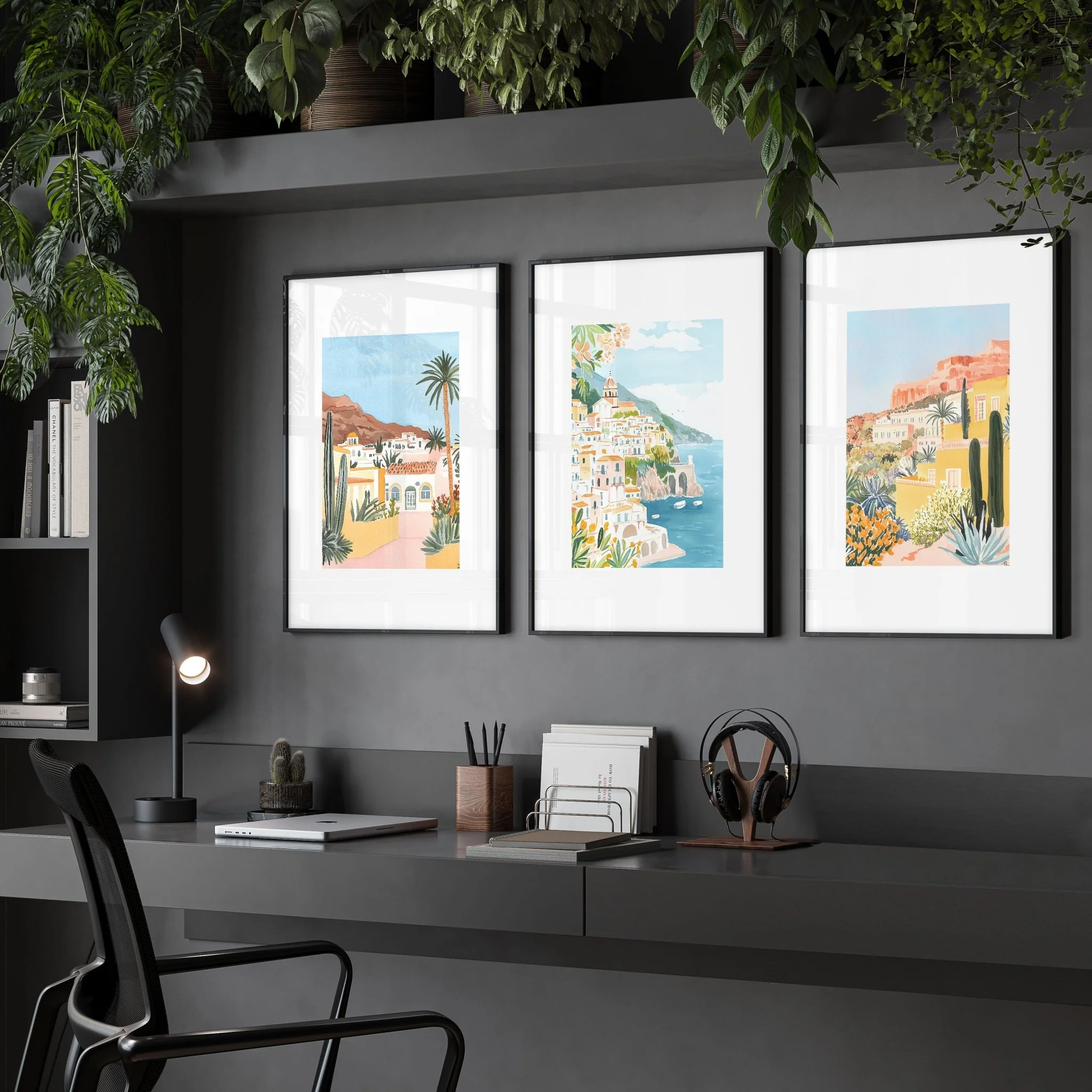 Large Wall Pictures | Set of 3 Beach Decor Wall art Prints - Image 5