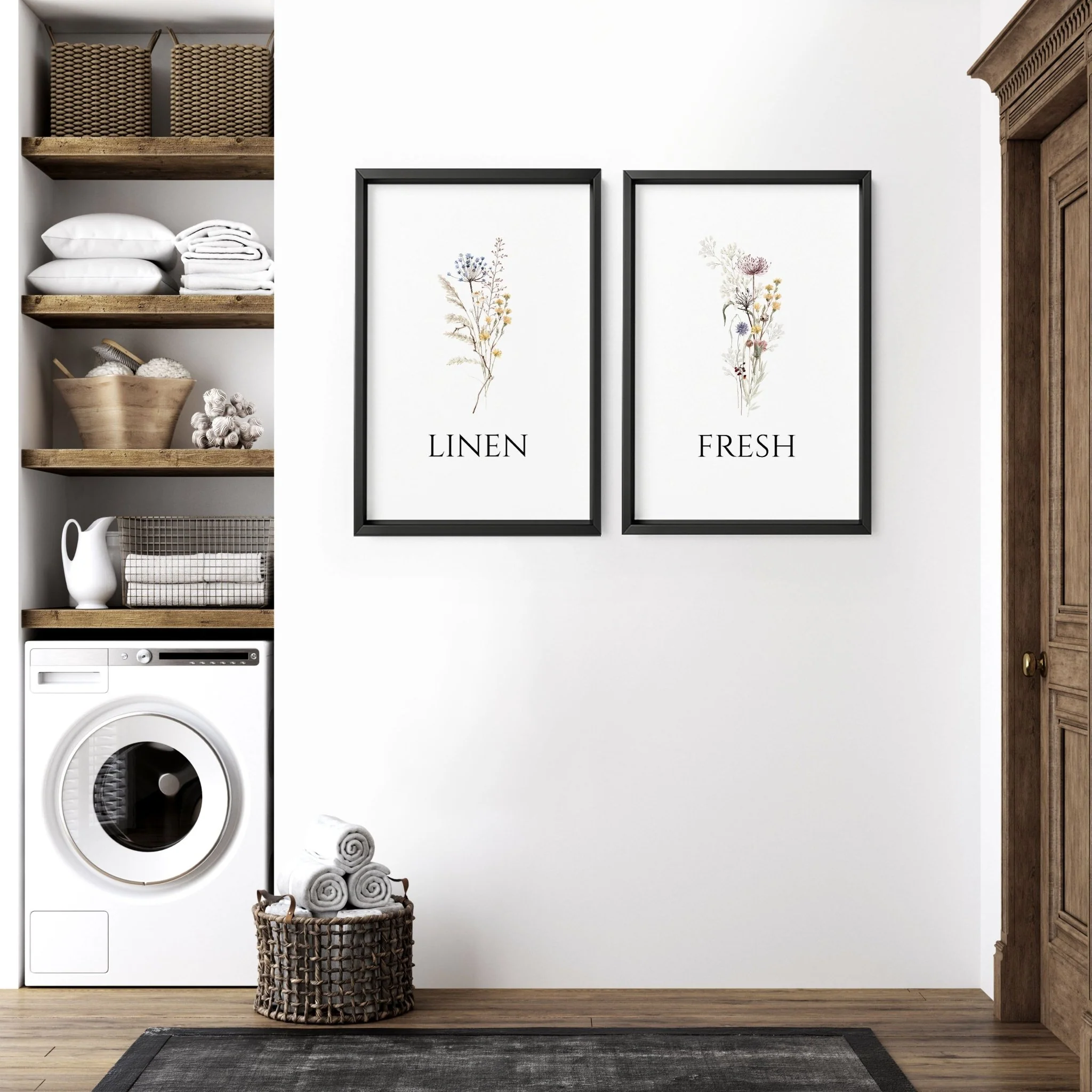 Laundry Room Decor Ideas | Set of 2 wall art prints - Image 3