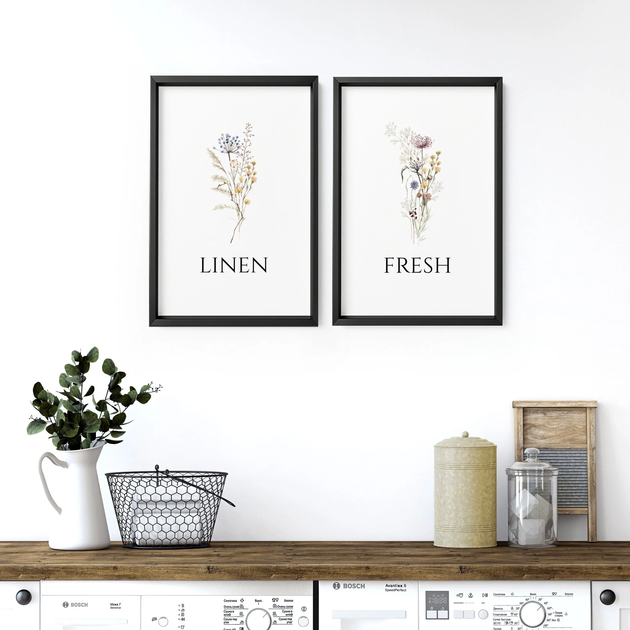 Laundry Room Decor Ideas | Set of 2 wall art prints - Image 4