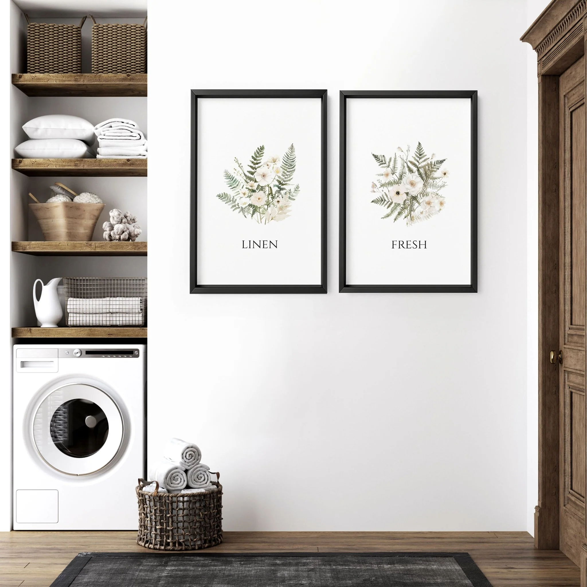 Laundry Room Pictures | Set of 2 wall art prints - Image 3