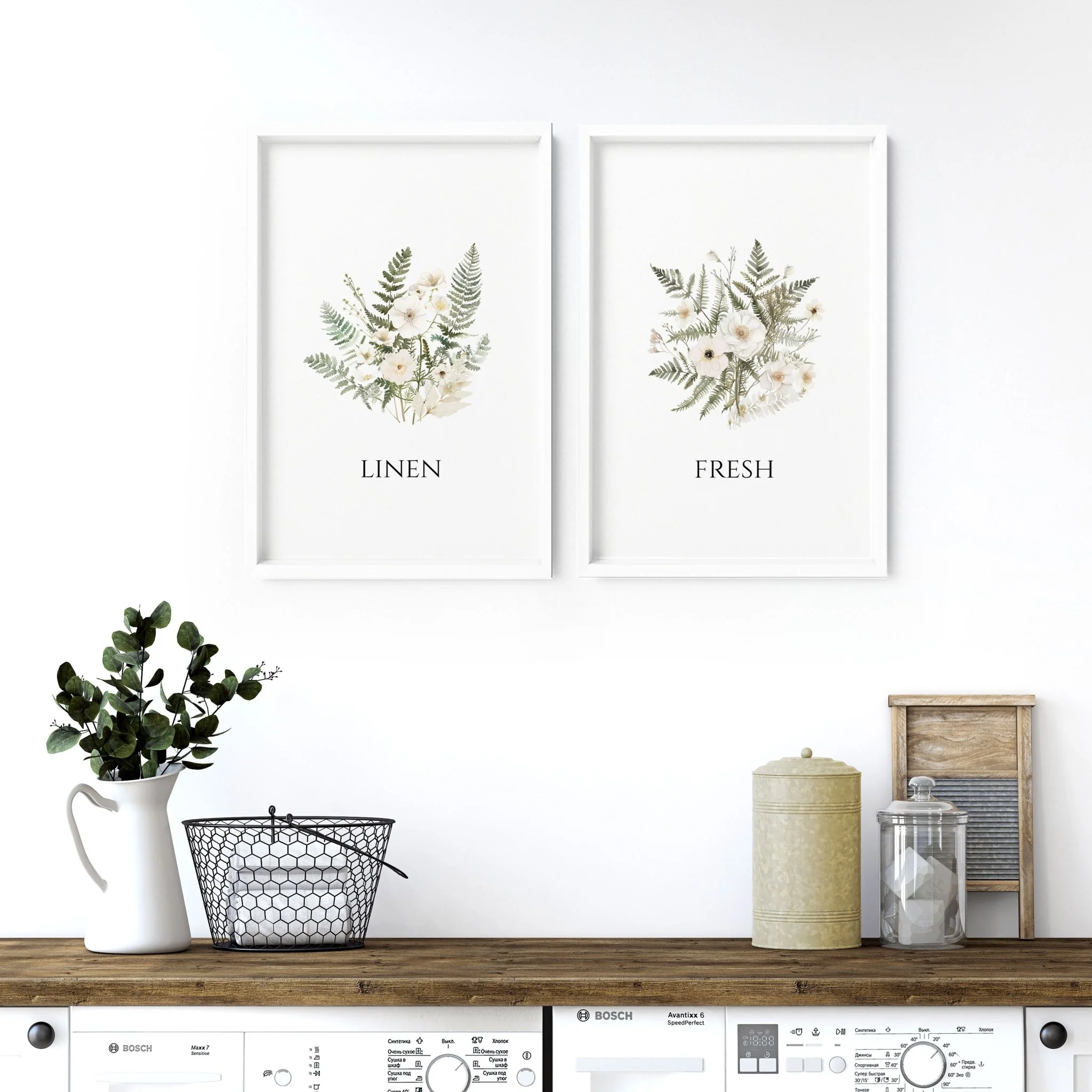 Laundry Room Pictures | Set of 2 wall art prints - Image 4