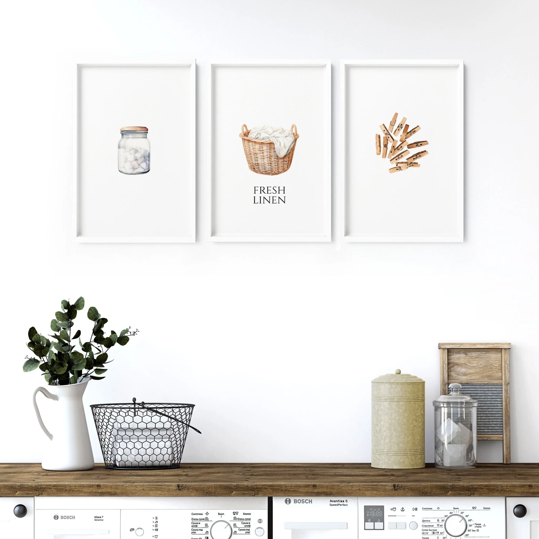 Laundry Room Wall Art | Set of 3 wall art prints - Image 4