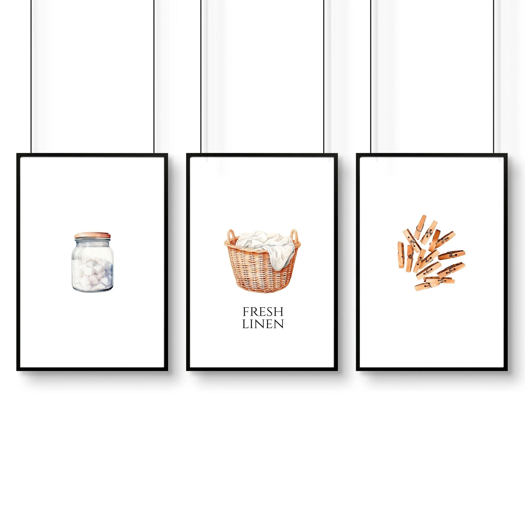 Laundry Room Wall Art | Set of 3 wall art prints - Image 9