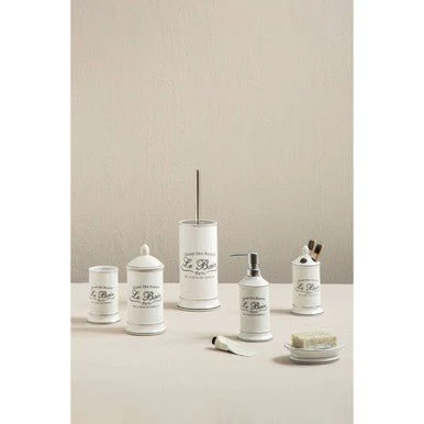 Le Bain White Ceramic Soap Dish - Image 10
