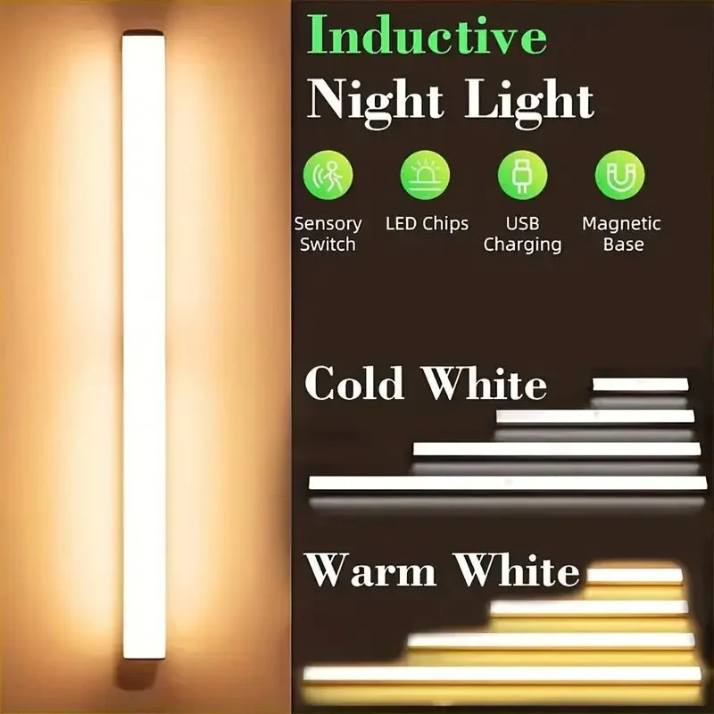 LED Motion Sensing Light Wireless USB Rechargeable Motion Detection Suitable for Kitchen Wardrobe Corridor and Staircase Lights - Image 11