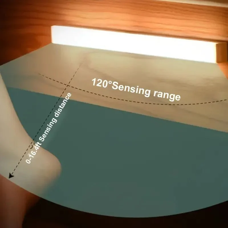 LED Motion Sensing Light Wireless USB Rechargeable Motion Detection Suitable for Kitchen Wardrobe Corridor and Staircase Lights - Image 13
