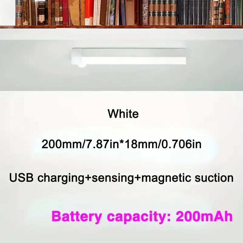 LED Motion Sensing Light Wireless USB Rechargeable Motion Detection Suitable for Kitchen Wardrobe Corridor and Staircase Lights - Image 25