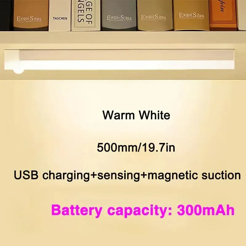 LED Motion Sensing Light Wireless USB Rechargeable Motion Detection Suitable for Kitchen Wardrobe Corridor and Staircase Lights - Image 28