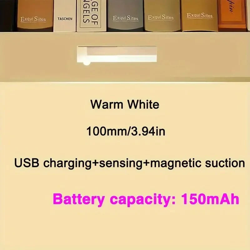 LED Motion Sensing Light Wireless USB Rechargeable Motion Detection Suitable for Kitchen Wardrobe Corridor and Staircase Lights - Image 30