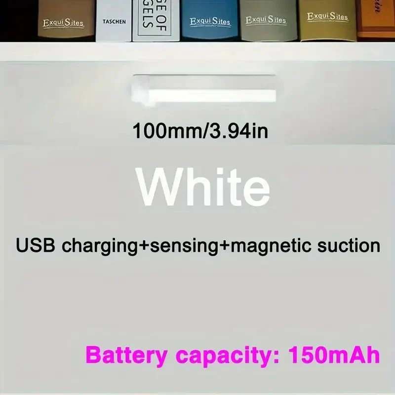 LED Motion Sensing Light Wireless USB Rechargeable Motion Detection Suitable for Kitchen Wardrobe Corridor and Staircase Lights - Image 31