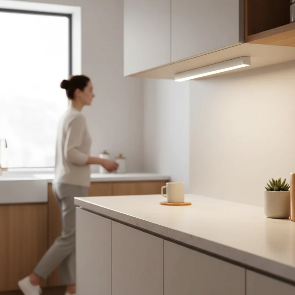 LED Motion Sensing Light Wireless USB Rechargeable Motion Detection Suitable for Kitchen Wardrobe Corridor and Staircase Lights - Image 5