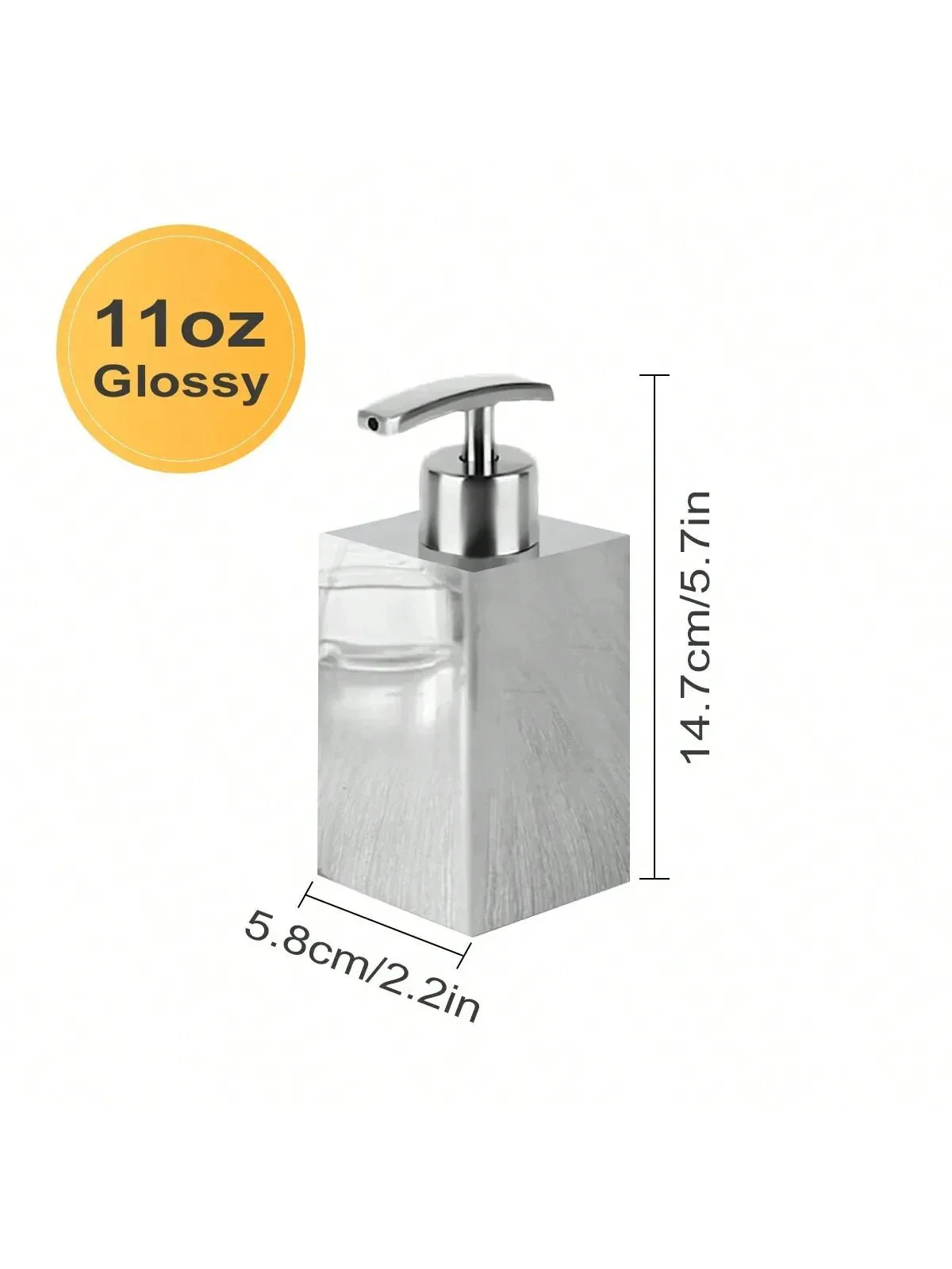 Leeseph Stainless Steel Soap Dispenser, Refillable Pump Bottles Liquid Soap Dispenser, for Kitchen Sink, Countertop, Bathroom - Image 8