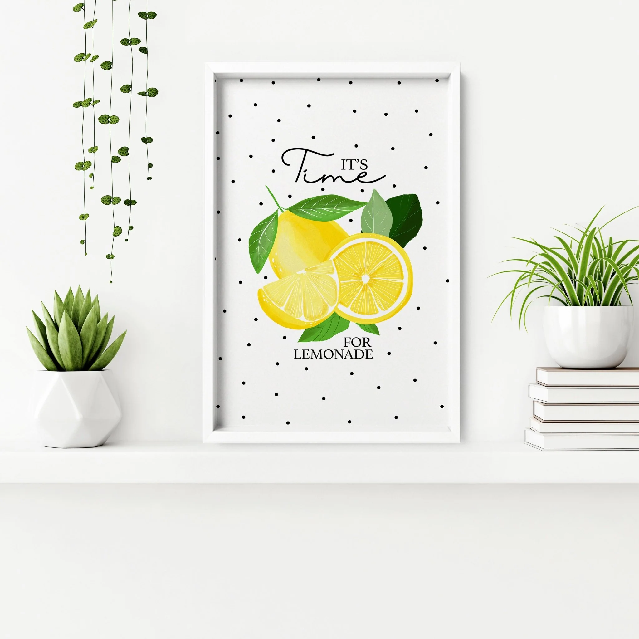 Lemons print | Set of 2 wall art prints - Image 4