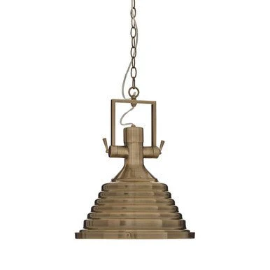 Lexington Medium Antique Brass Pendant Light - Image 7