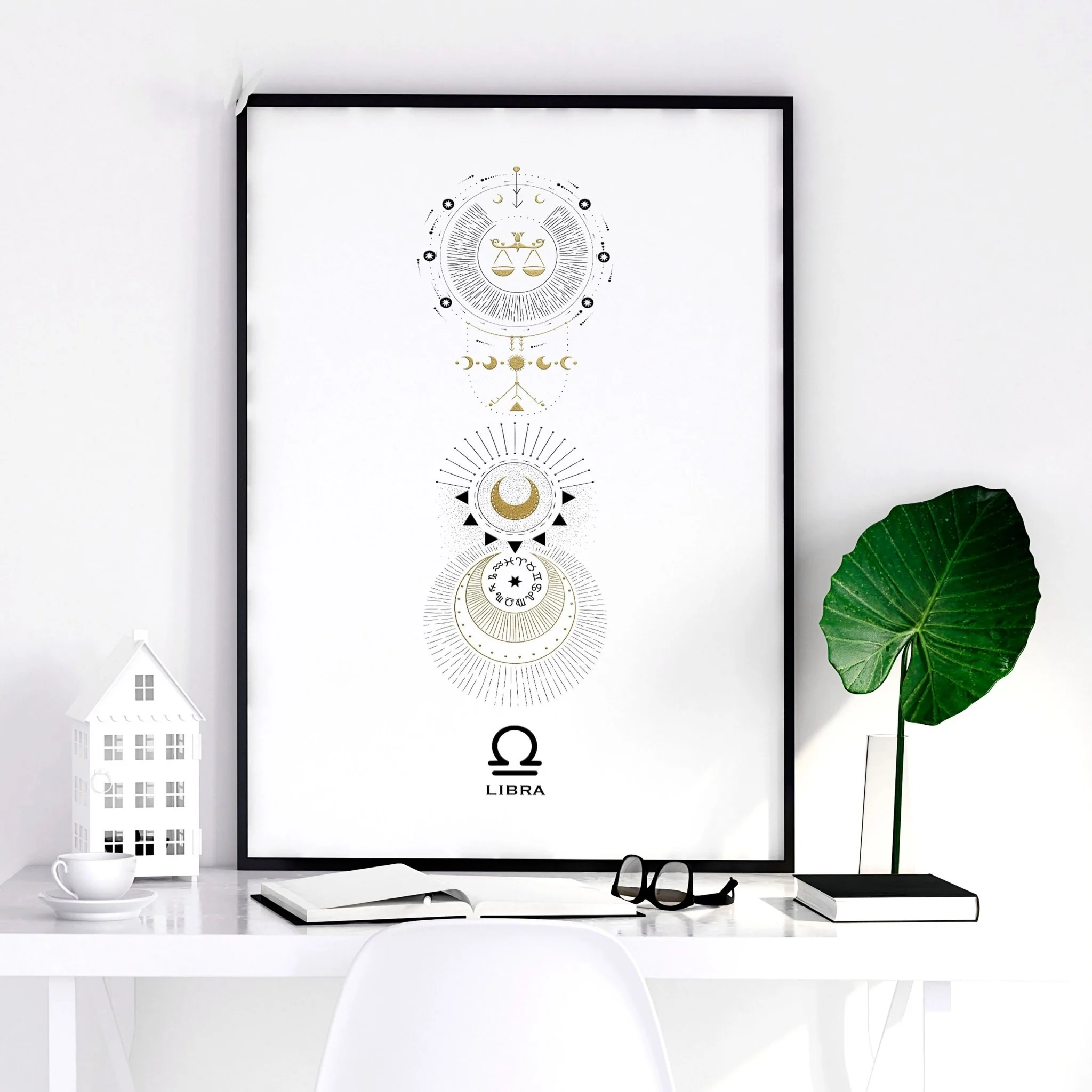 Libra wall art print | Zodiac horoscope signs - Image 4