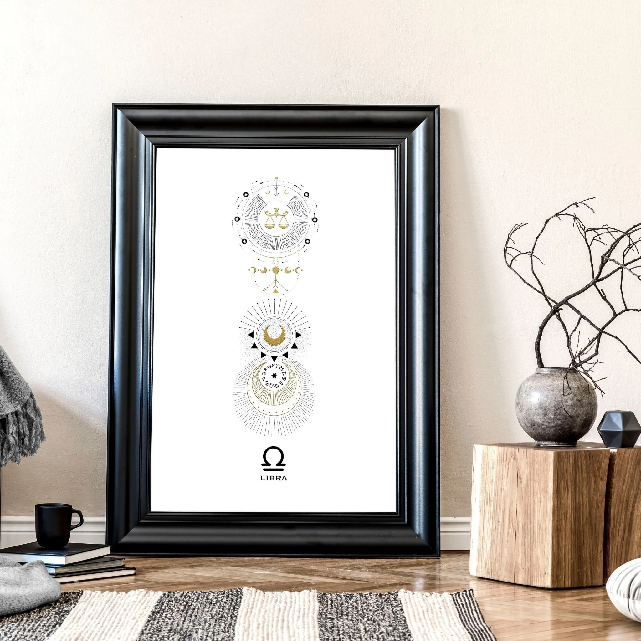 Libra wall art print | Zodiac horoscope signs - Image 6