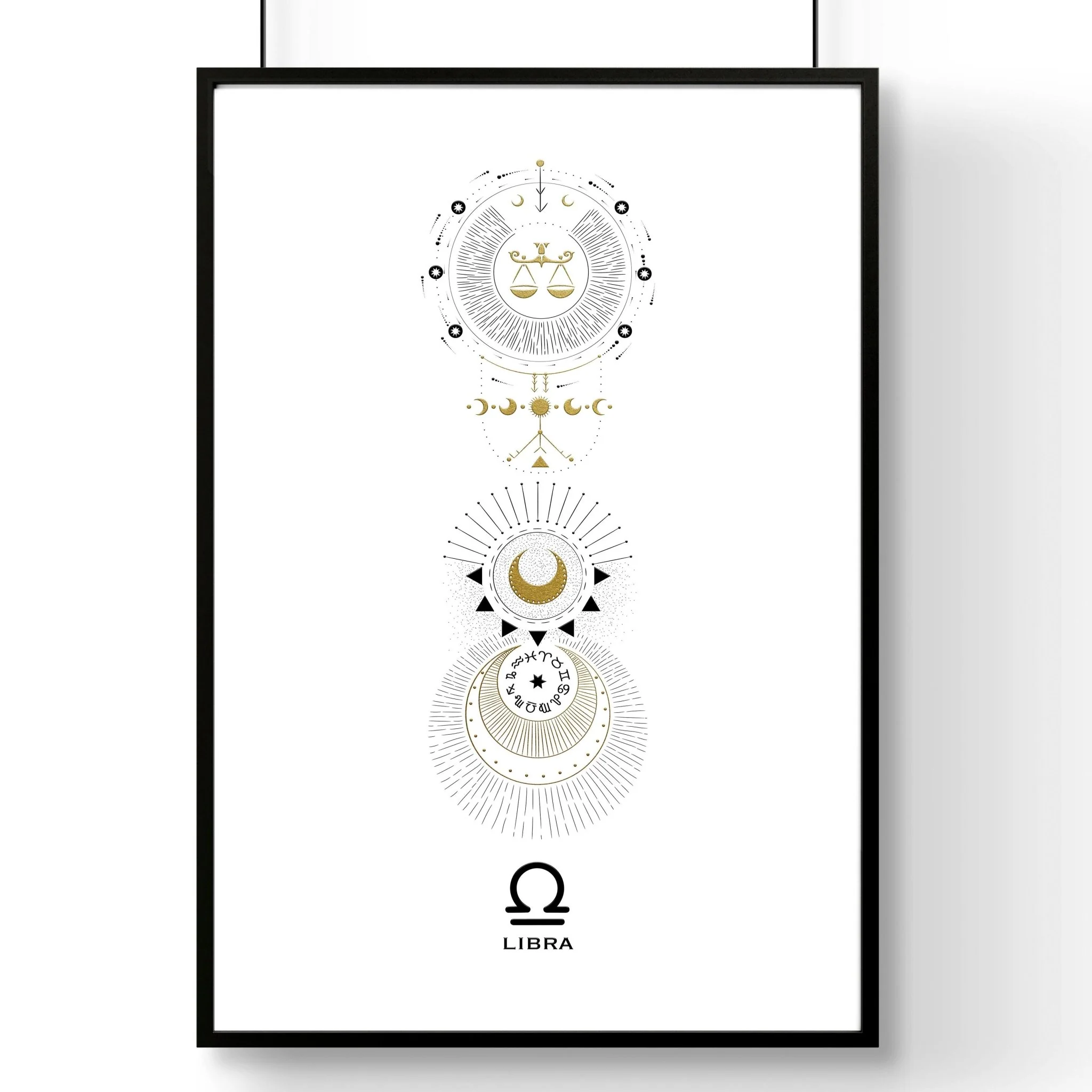 Libra wall art print | Zodiac horoscope signs - Image 8