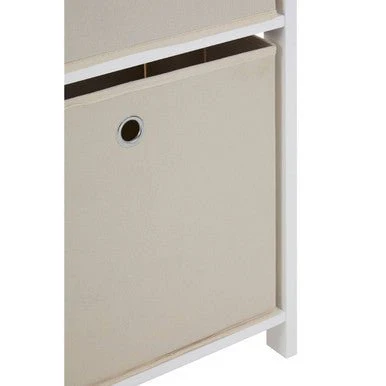 Lindo 3 Natural Fabric Drawers Cabinet - Image 11