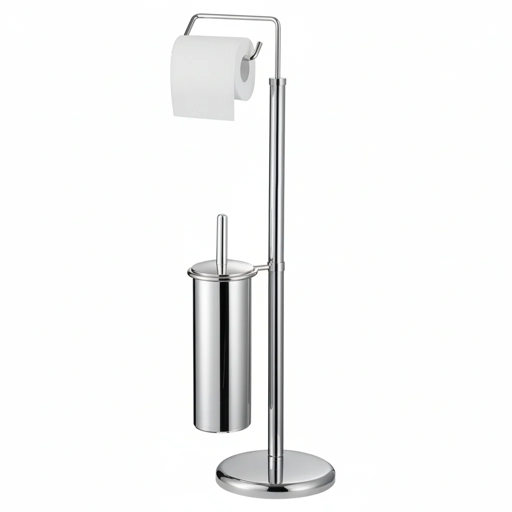 Linnea Chrome Toilet Brush And Roll Holder