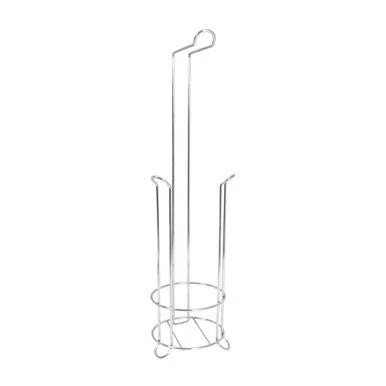 Linnea Chrome Toilet Roll Holder with Storer - Image 9