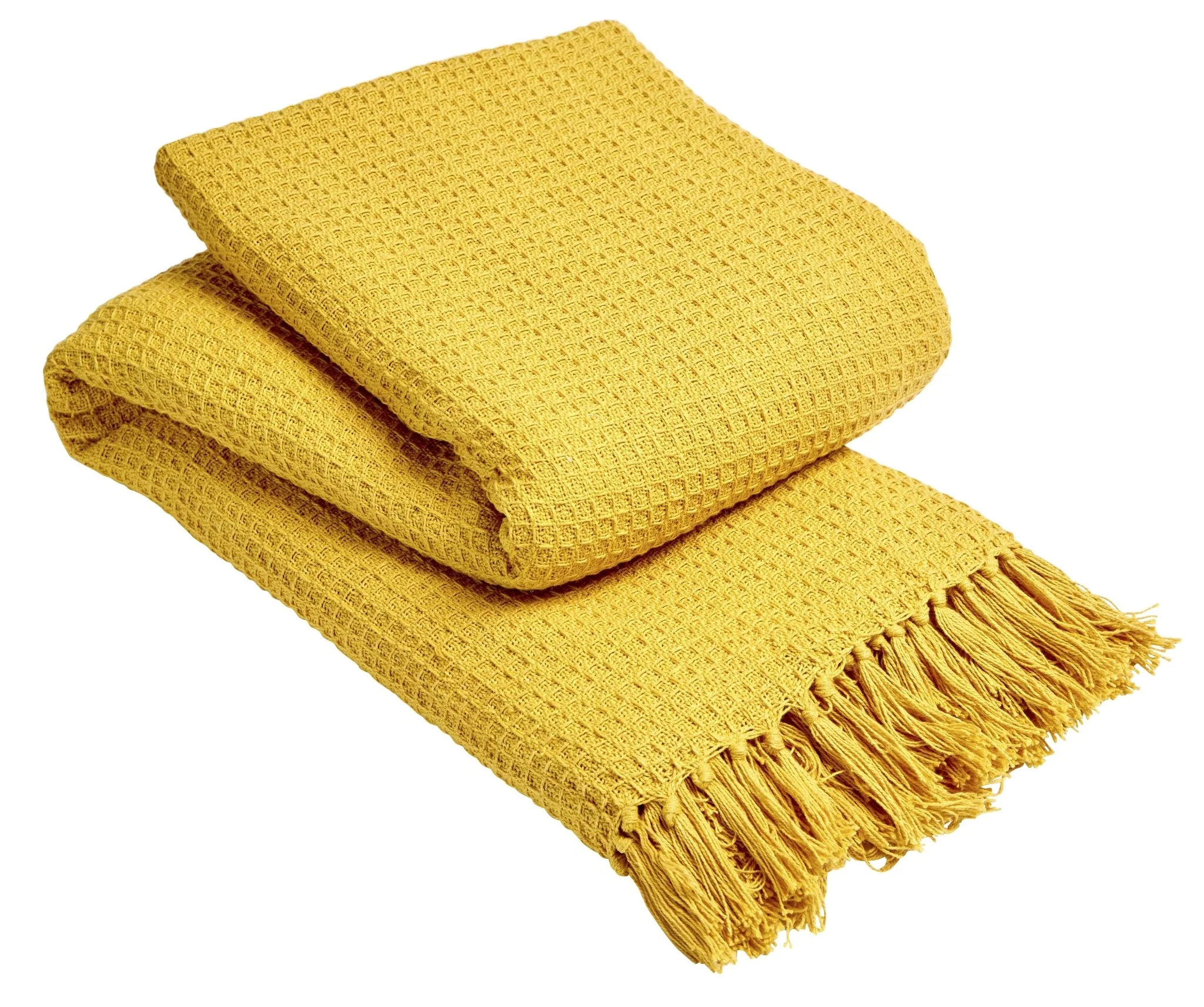 Lisbon Pure Indian Cotton Handwoven Honeycomb Throw Blanket Luxurious Soft Lightweight Easycare Cover for Sofa Bed or Living Room Available in 10 Colours and Sizes - Image 12