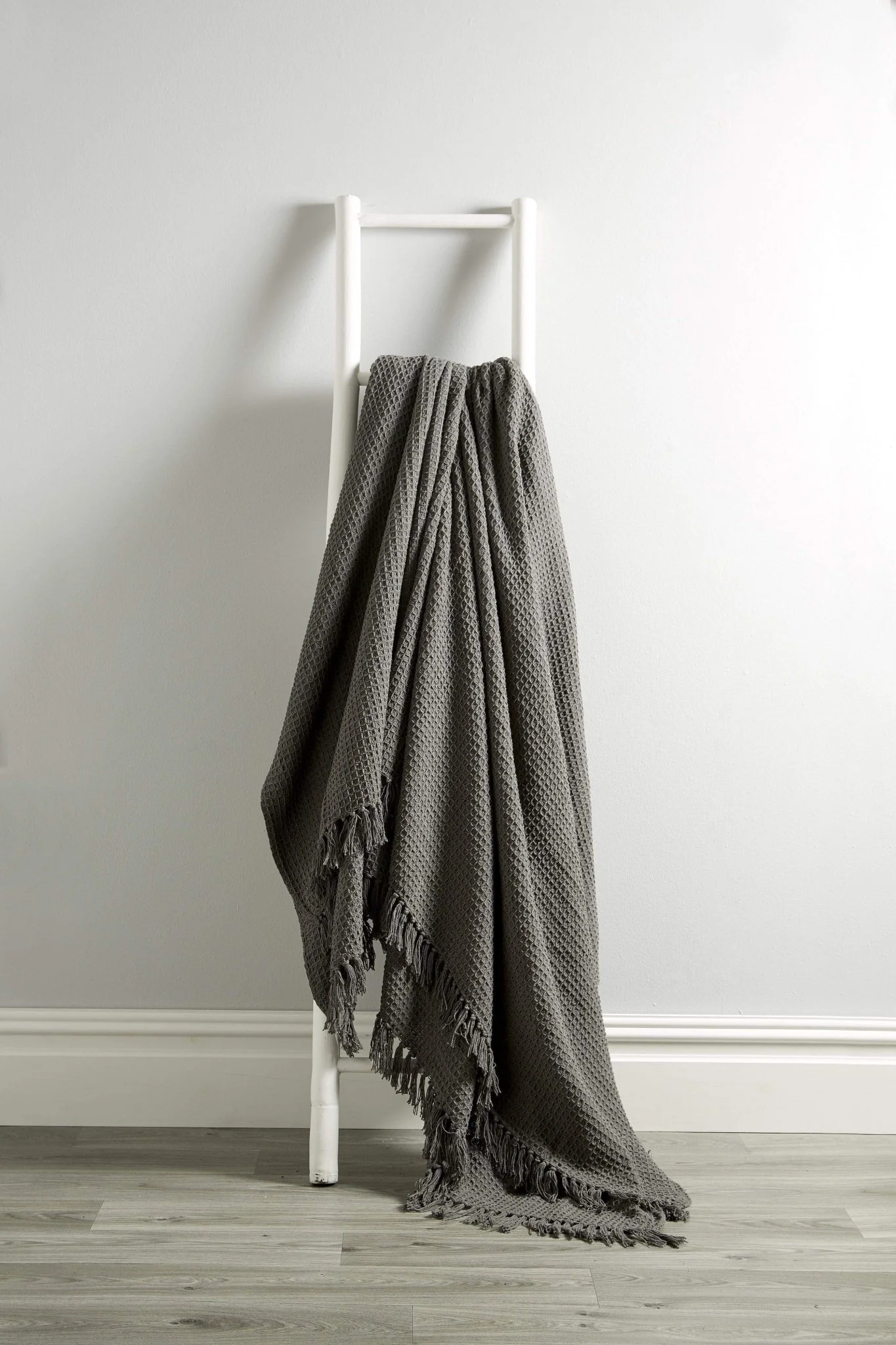 Lisbon Pure Indian Cotton Handwoven Honeycomb Throw Blanket Luxurious Soft Lightweight Easycare Cover for Sofa Bed or Living Room Available in 10 Colours and Sizes - Image 13