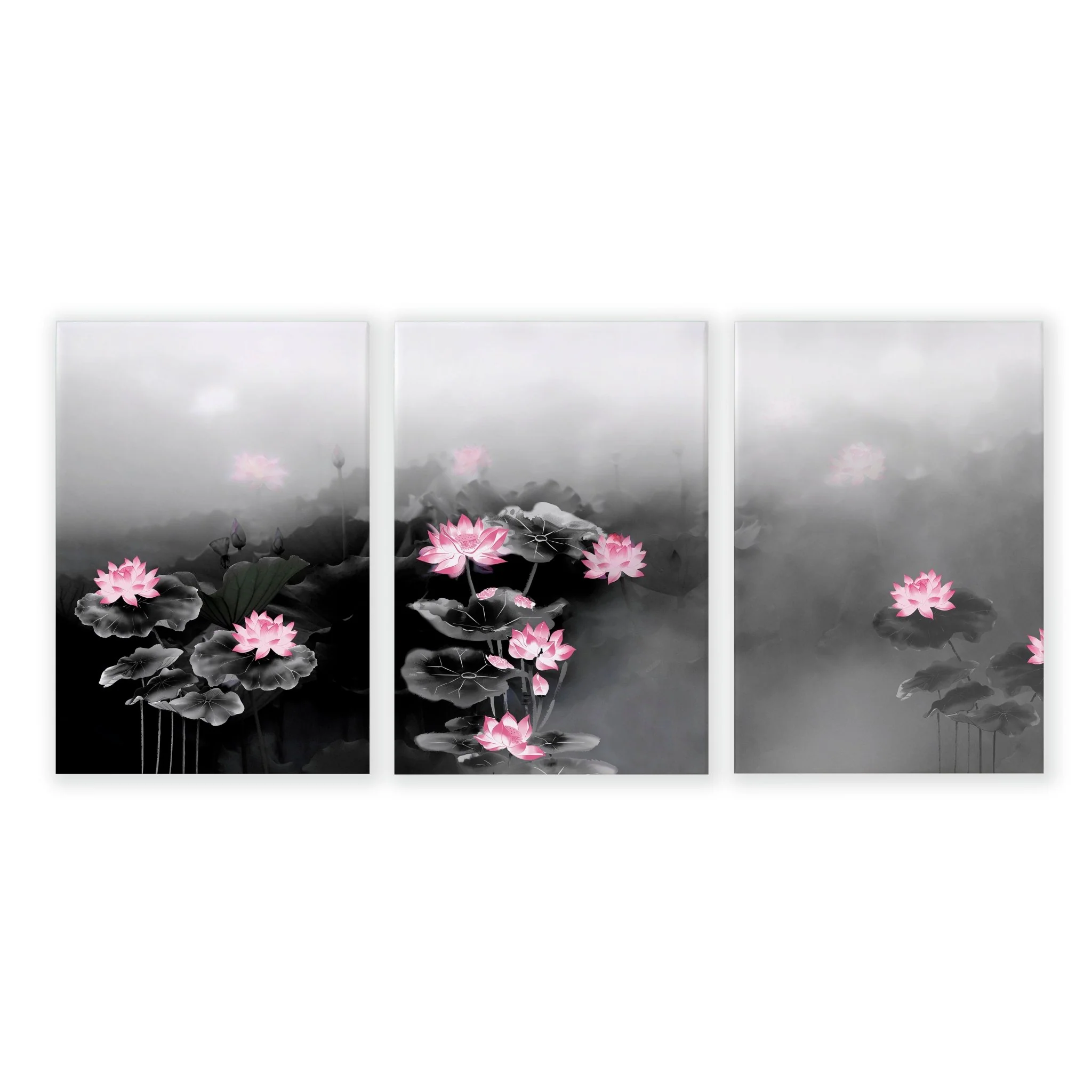 Living Room Canvas Art | Set of 3 Asian Inspired Wall art Prints - Image 17