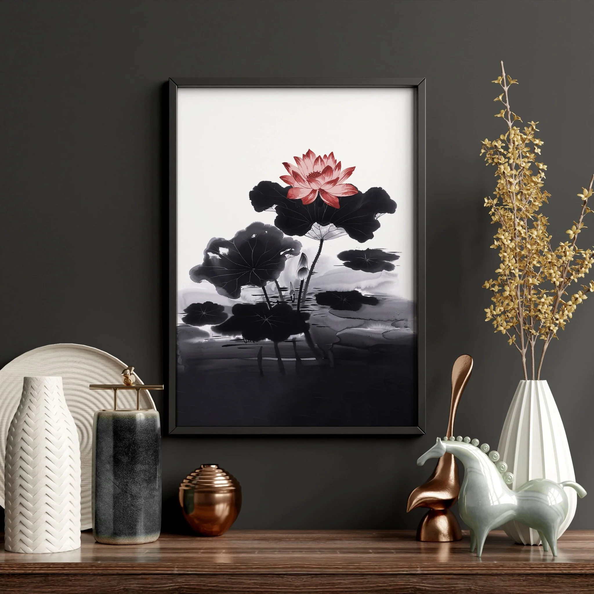 Living Room Canvas | Set of 3 Asian Inspired Wall art Prints - Image 17