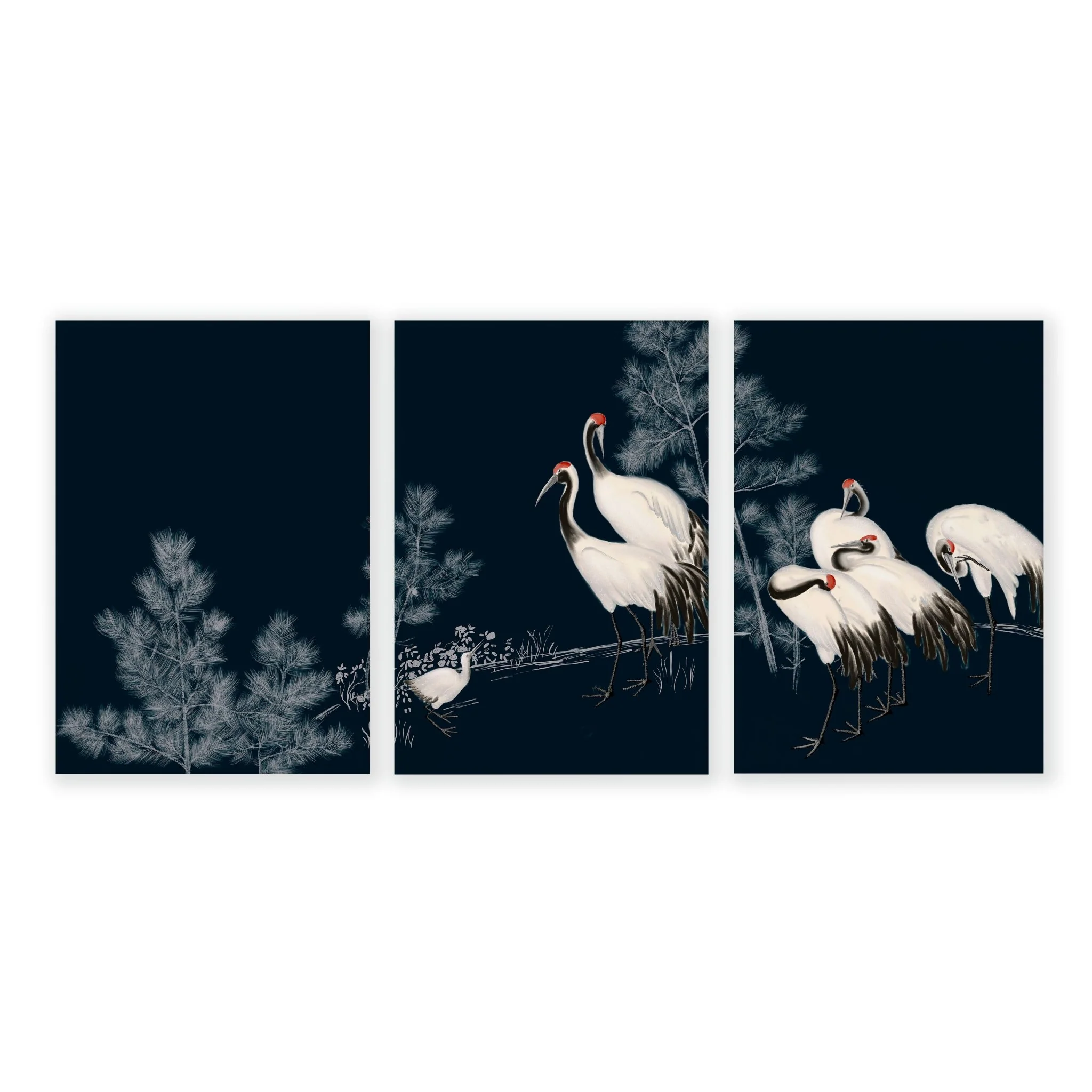 Living Room Gallery Wall | Set of 3 Asian Inspired Wall art Prints - Image 20